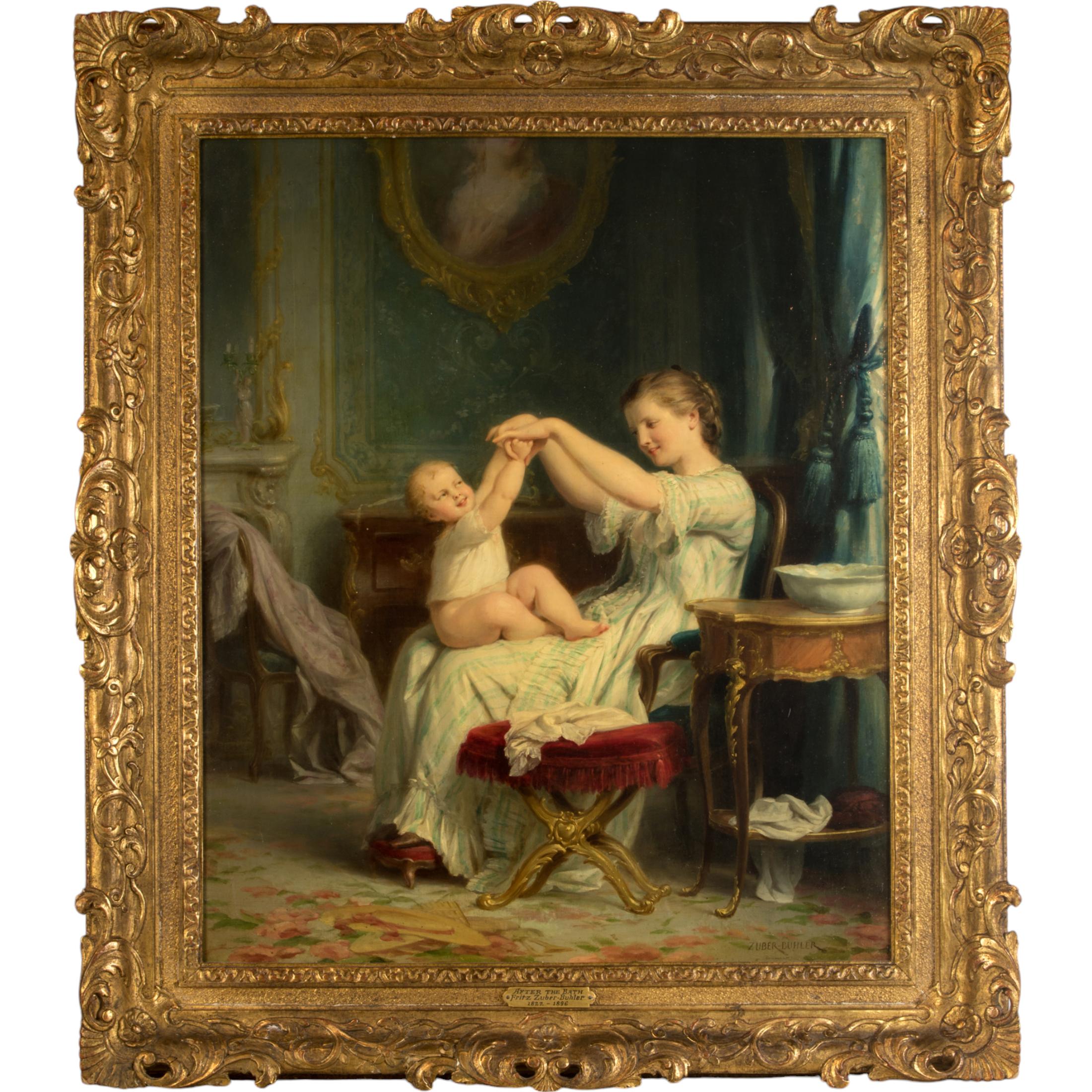 Fritz Zuber-Buhler (suizo, 1822-1896)  Importante pareja de cuadros . en venta 3