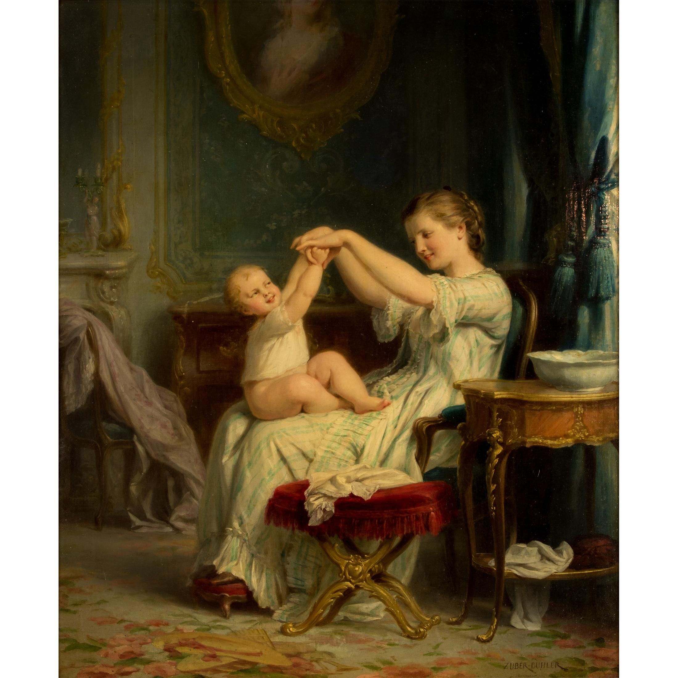 Fritz Zuber-Buhler (suizo, 1822-1896)  Importante pareja de cuadros . en venta 5