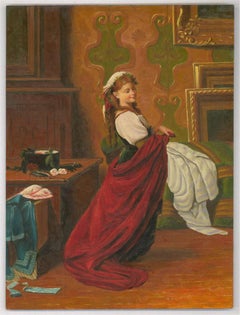 After Fritz Zuber-Buhler (1822–1896) - 20th Century Oil, Dressing Up