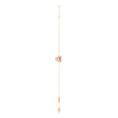 Frivole Bracelet 18K Rose Gold with Pave Diamonds Mini
