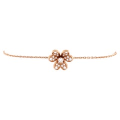 Frivole Bracelet 18K Rose Gold with Pave Diamonds Mini