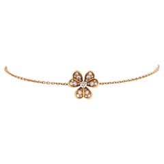 Bracelet « Frivole » en or jaune 18 carats et pavé de diamants, modèle « Mini »