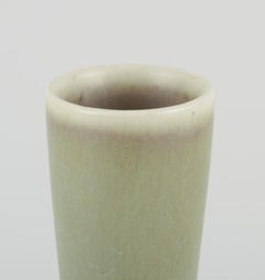 Frode Bahnsen for Palshus, Denmark. Large and narrow ceramic vase.