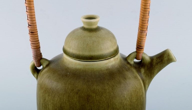 Frode Blichfeldt Bahnsen for Palshus, Teapot in Glazed Stoneware, 1960's In Excellent Condition For Sale In Copenhagen, DK