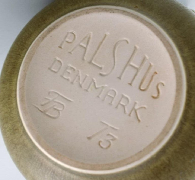 Mid-20th Century Frode Blichfeldt Bahnsen for Palshus, Teapot in Glazed Stoneware, 1960's For Sale