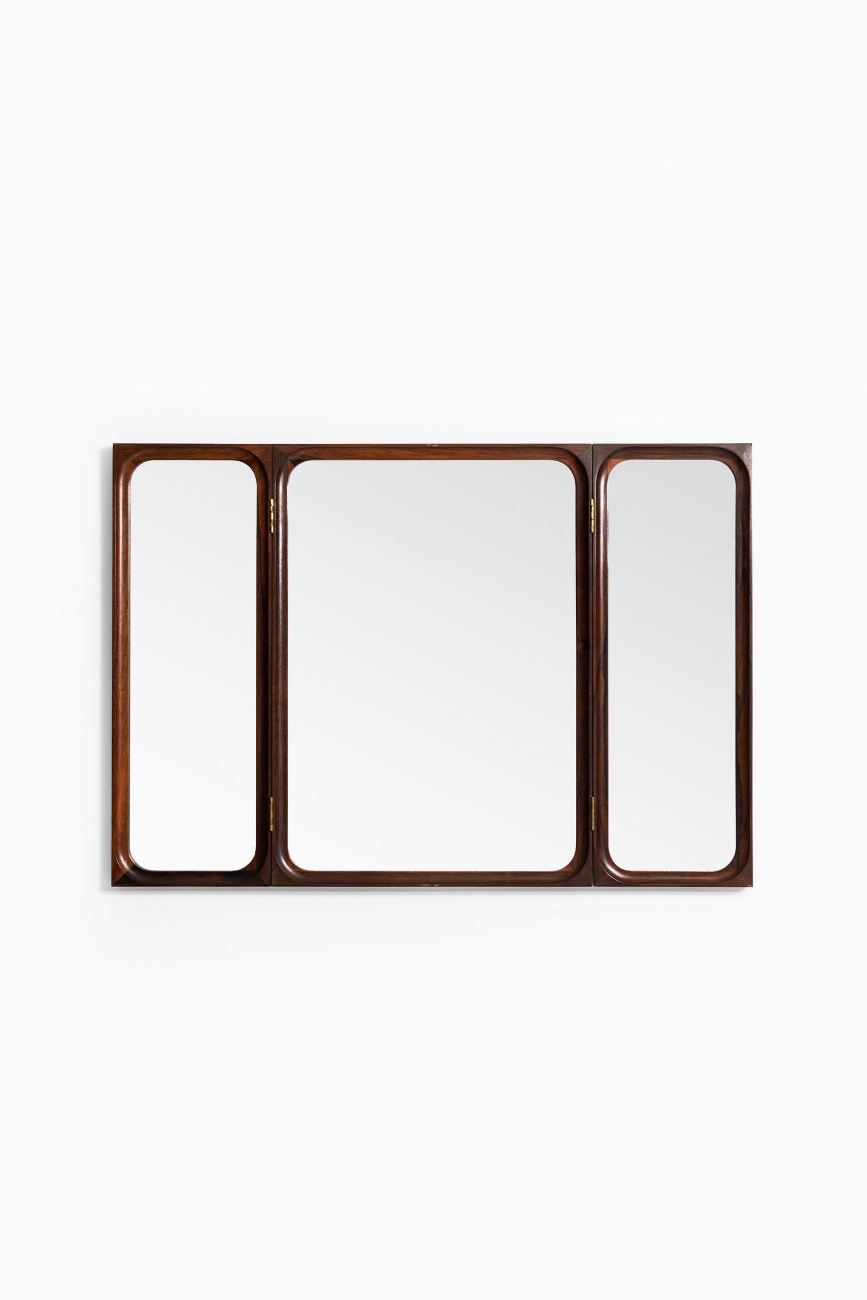Scandinavian Modern Frode Holm Folding Mirror Produced by Illums Bolighus in Denmark For Sale