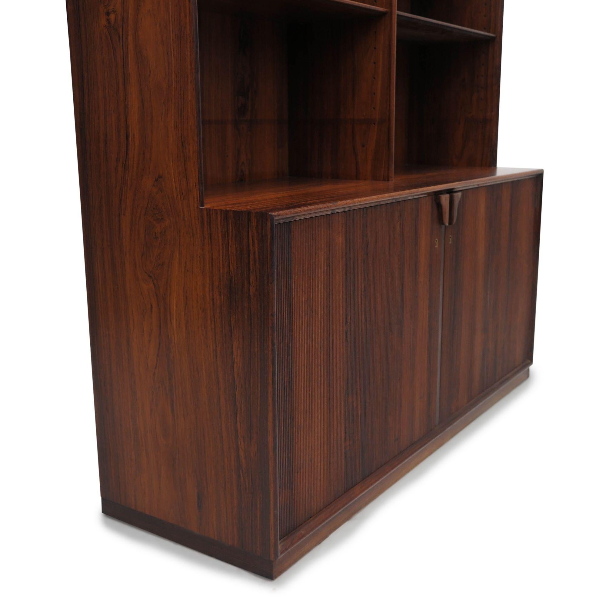 Frode Holm for Illums Bolighus Danish Rosewood Bookcase Cabinets For Sale 2