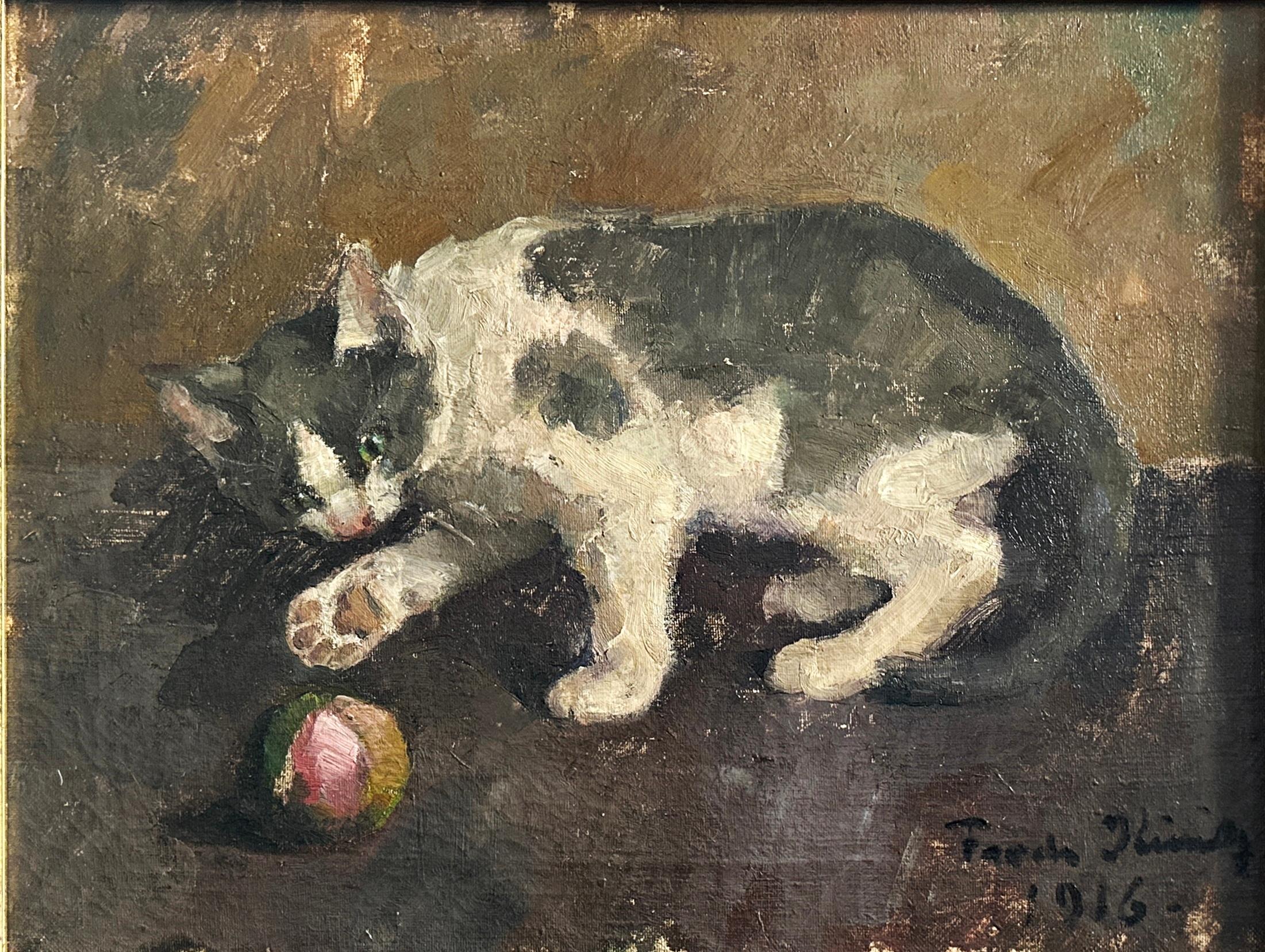 Frode Kierulf, Impressionniste danois Peinture à l'huile 