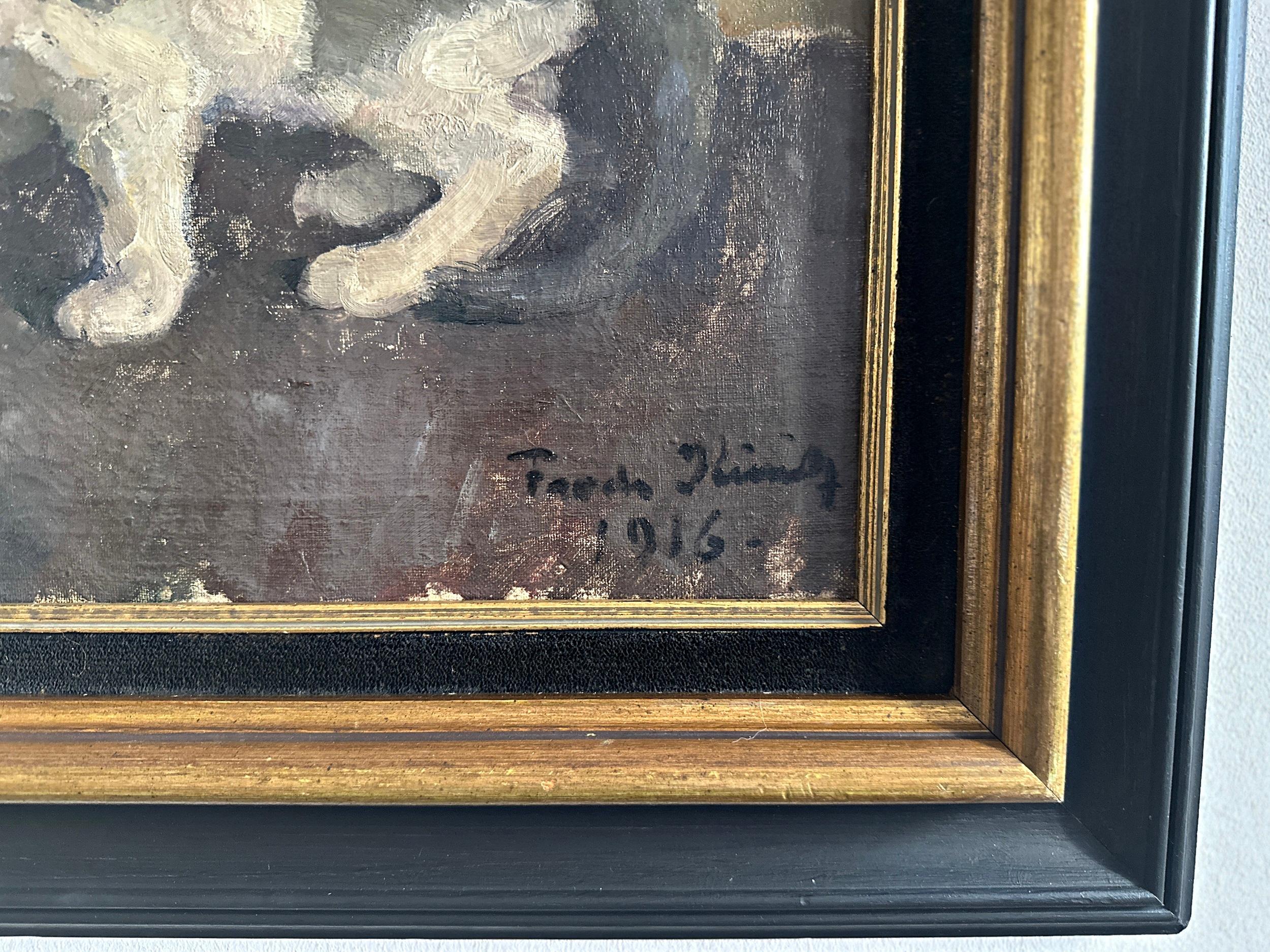 Frode Kierulf, Impressionniste danois Peinture à l'huile 