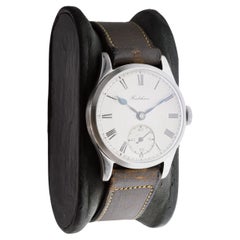 Frodsham Steel Cased Watch from 1940's with Original Dial British Made