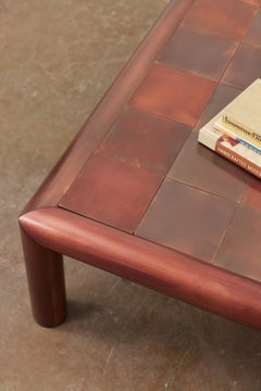 Froe Low Table with Oxidized Copper Finish