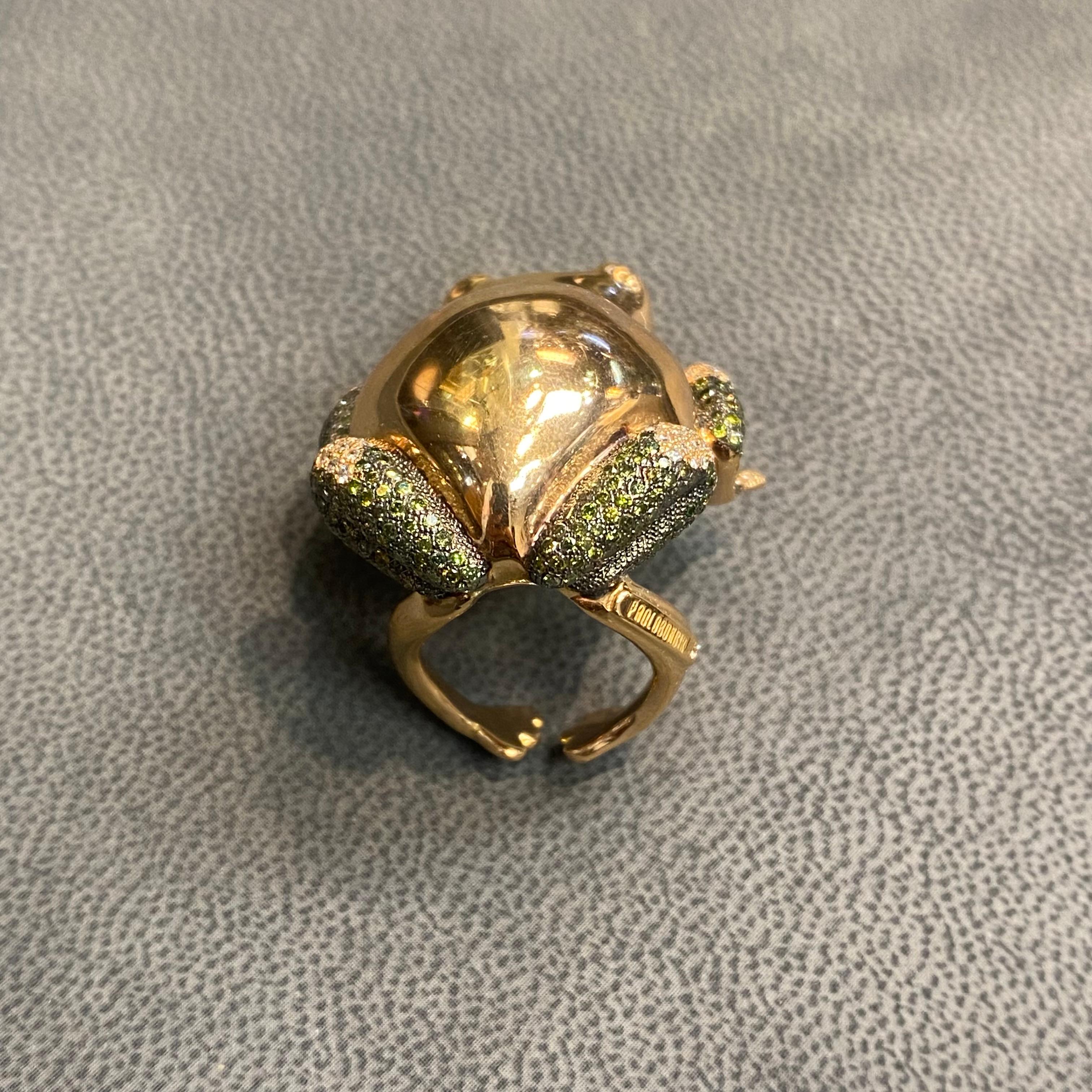 Anillo de cóctel Rana 6