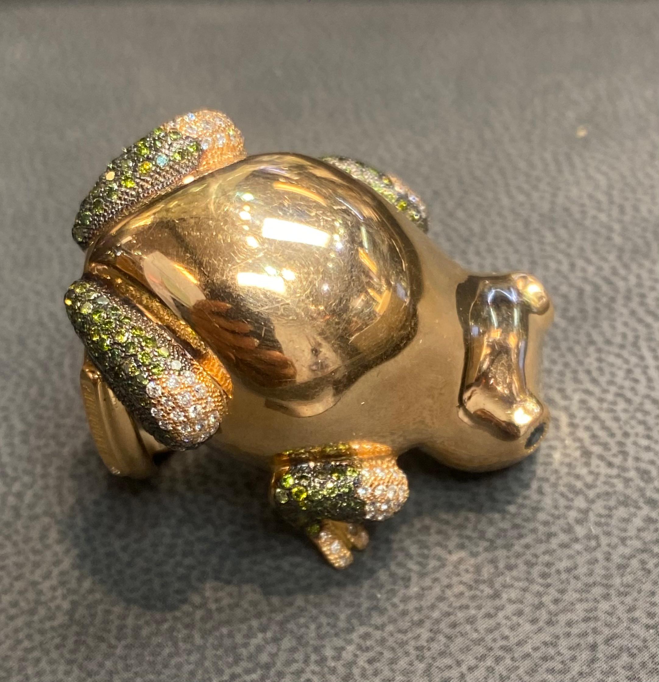 Anillo de cóctel Rana en Excelente Estado en New York, NY