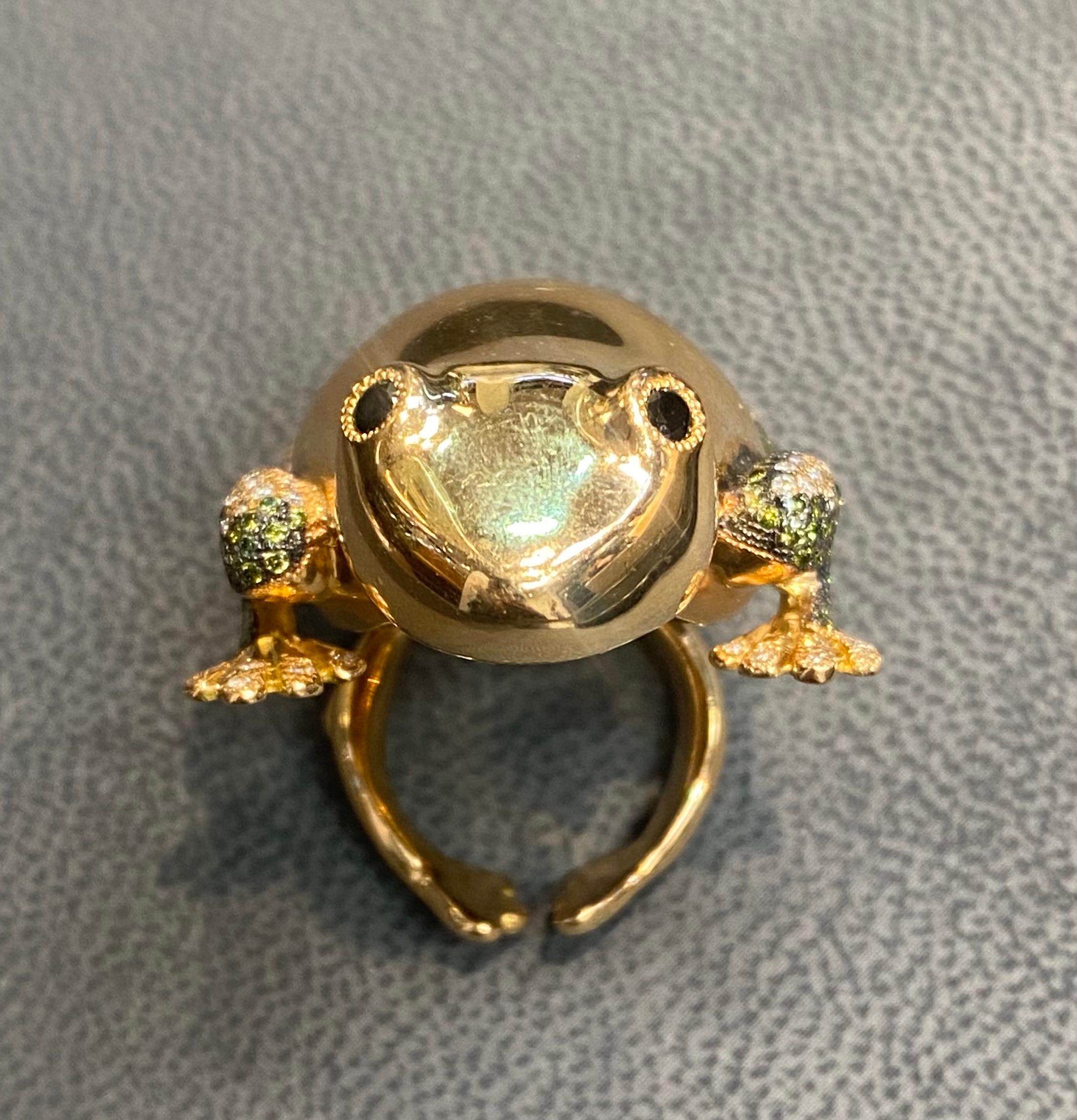 Anillo de cóctel Rana 2