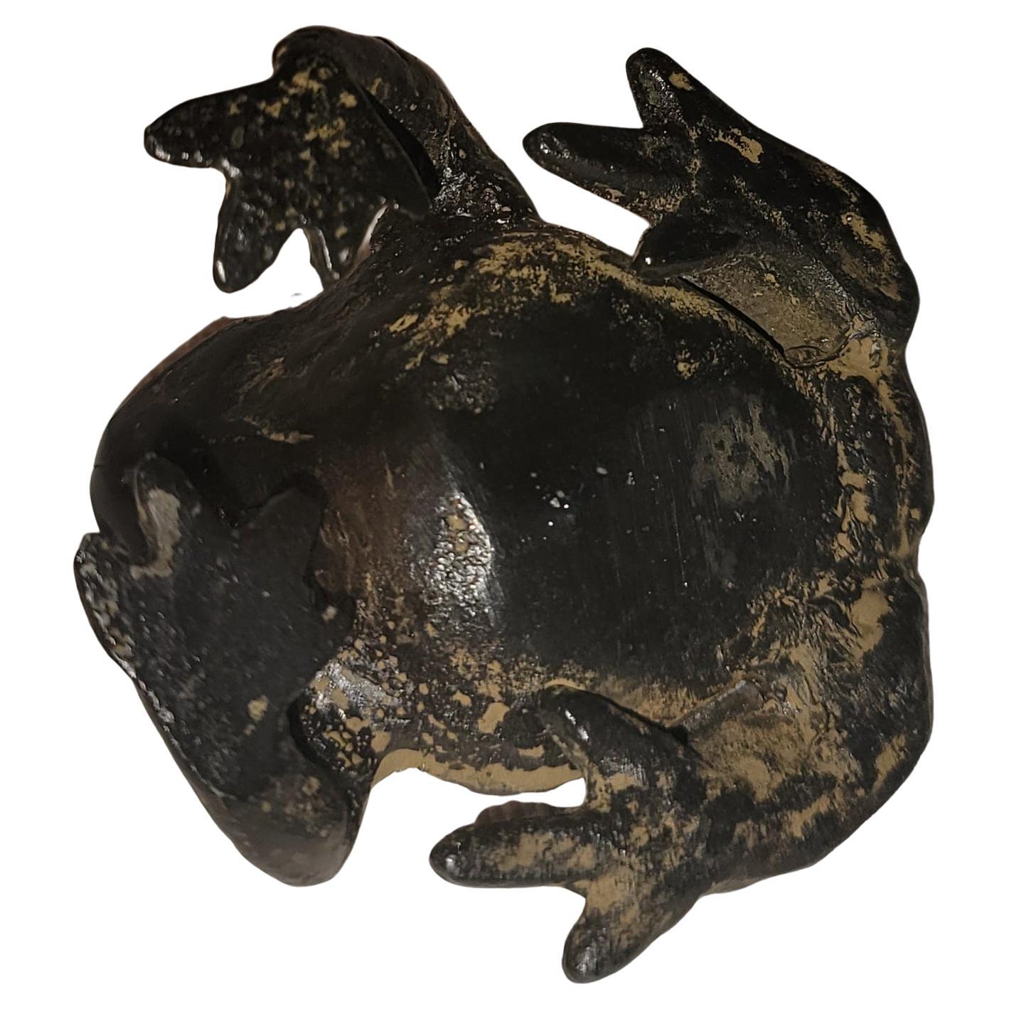 Frog Garden Ornament or Desk Weight In Good Condition For Sale In Los Angeles, CA