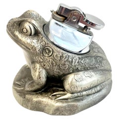 Antique Frog Lighter, 1980s Japan