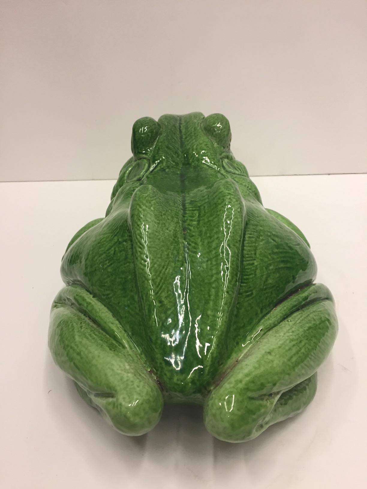 terra cotta frog