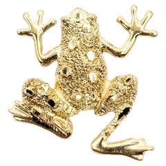 Frog Pendant in 14k Yellow Gold