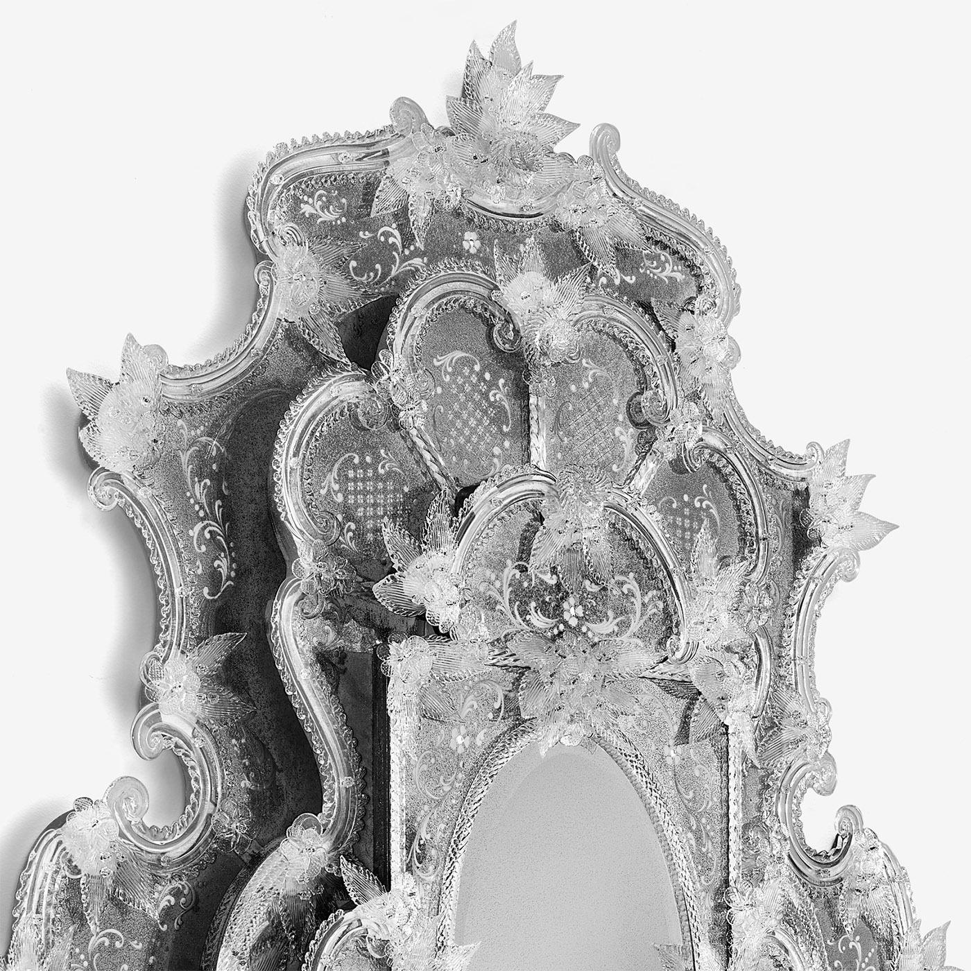 Renaissance Frog Prince Gray Mirror For Sale
