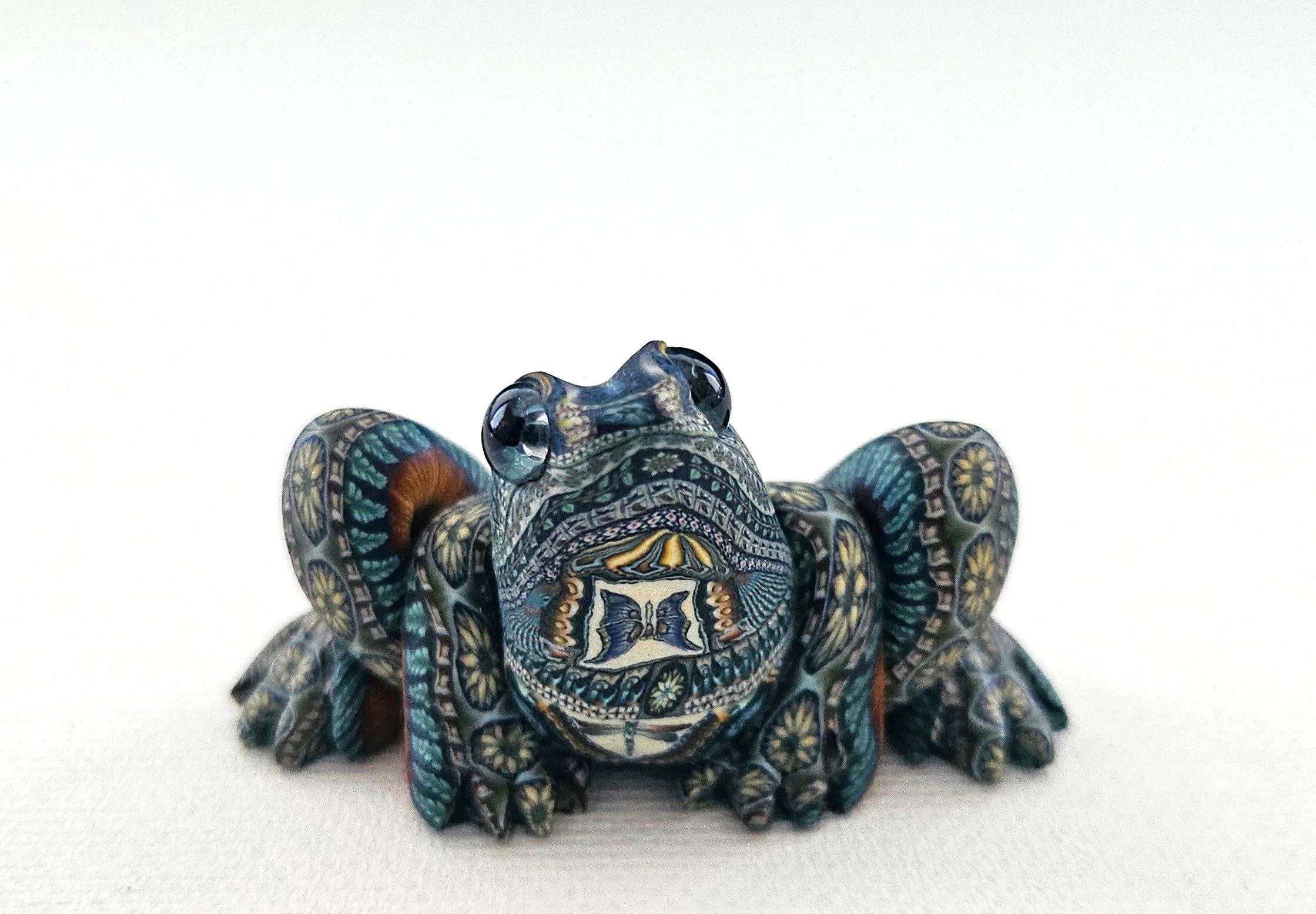 Frog Sculpture by Jon Stuart Anderson, signed and dated For Sale 2