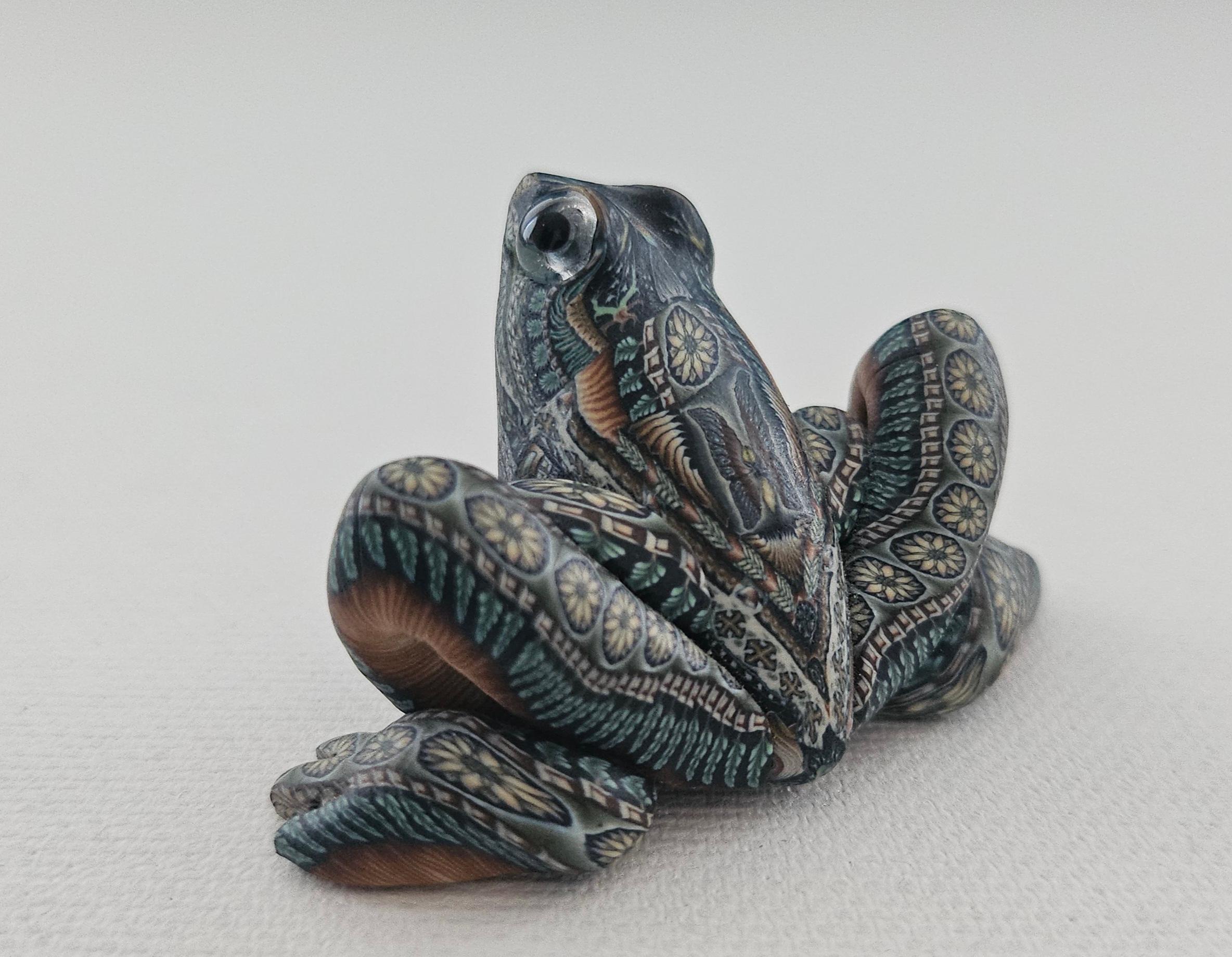 Frog Sculpture by Jon Stuart Anderson, signed and dated For Sale 3