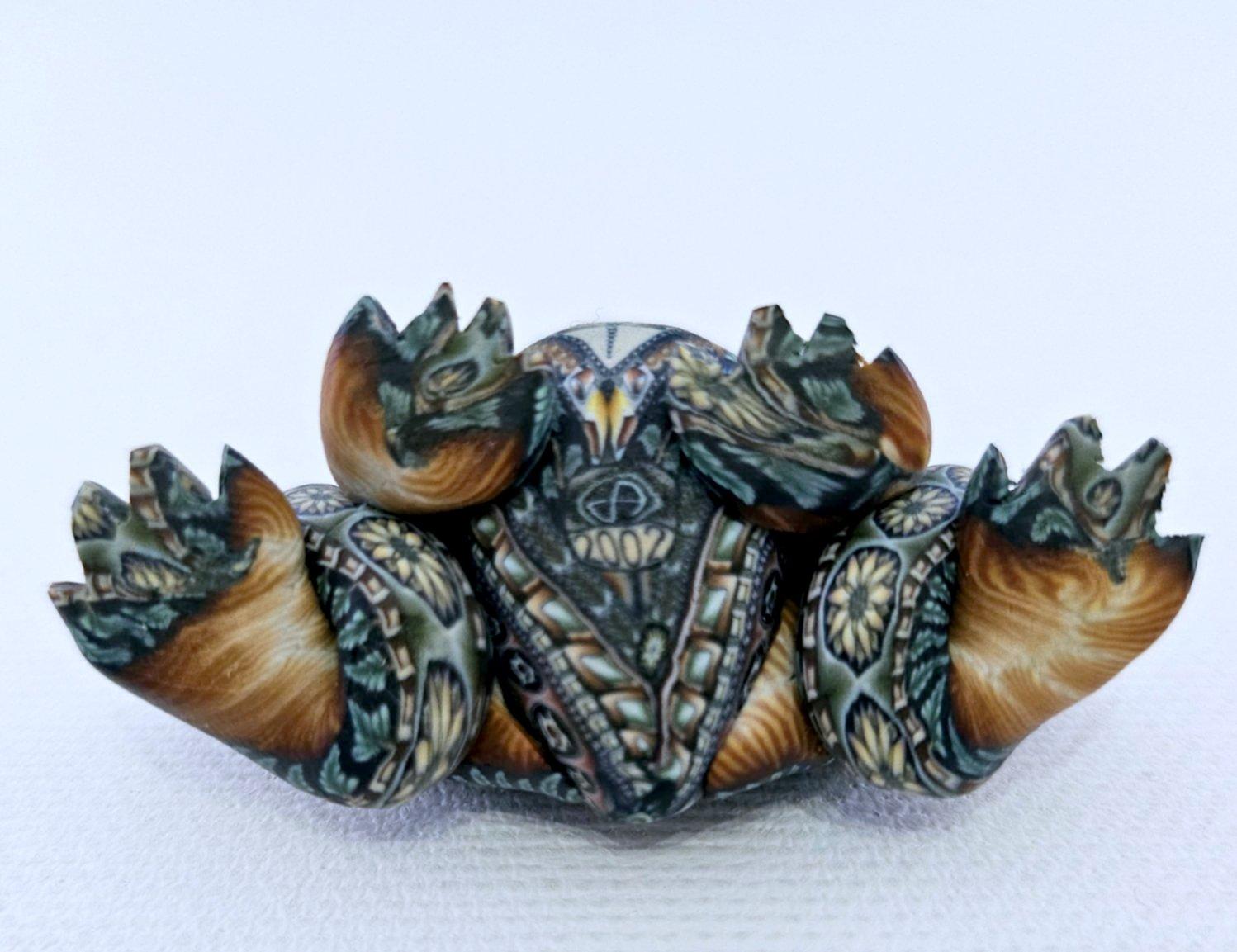 Frog Sculpture by Jon Stuart Anderson, signed and dated For Sale 4