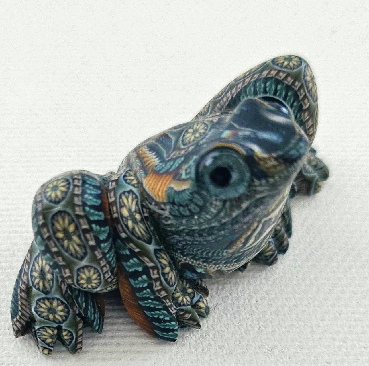 Frog Sculpture by Jon Stuart Anderson, signed and dated For Sale 1