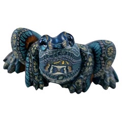 Sculpture de grenouille de Jon Stuart Anderson, signée et datée