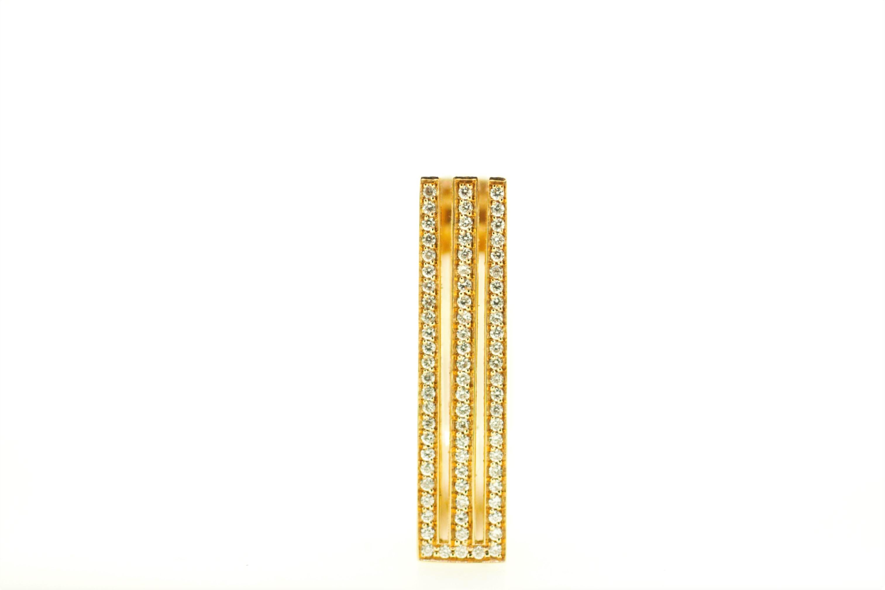 Frohmann 1 Carat Princess Cut Square Solitaire 18 Karat Yellow Gold Diamond Ring For Sale 2