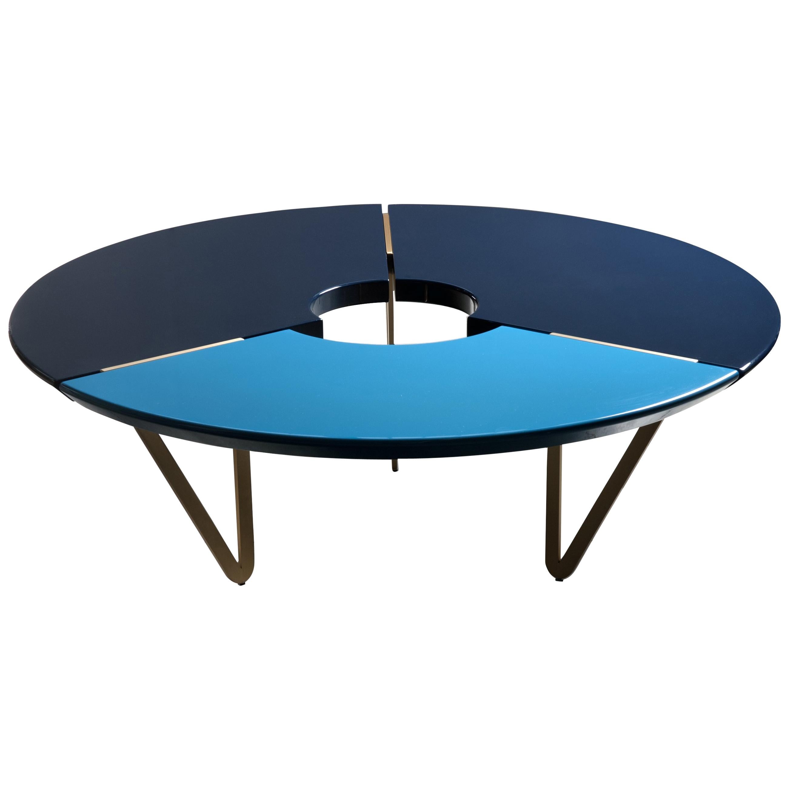 "From Above II" Table in Wood by Hagit Pincovici For Sale