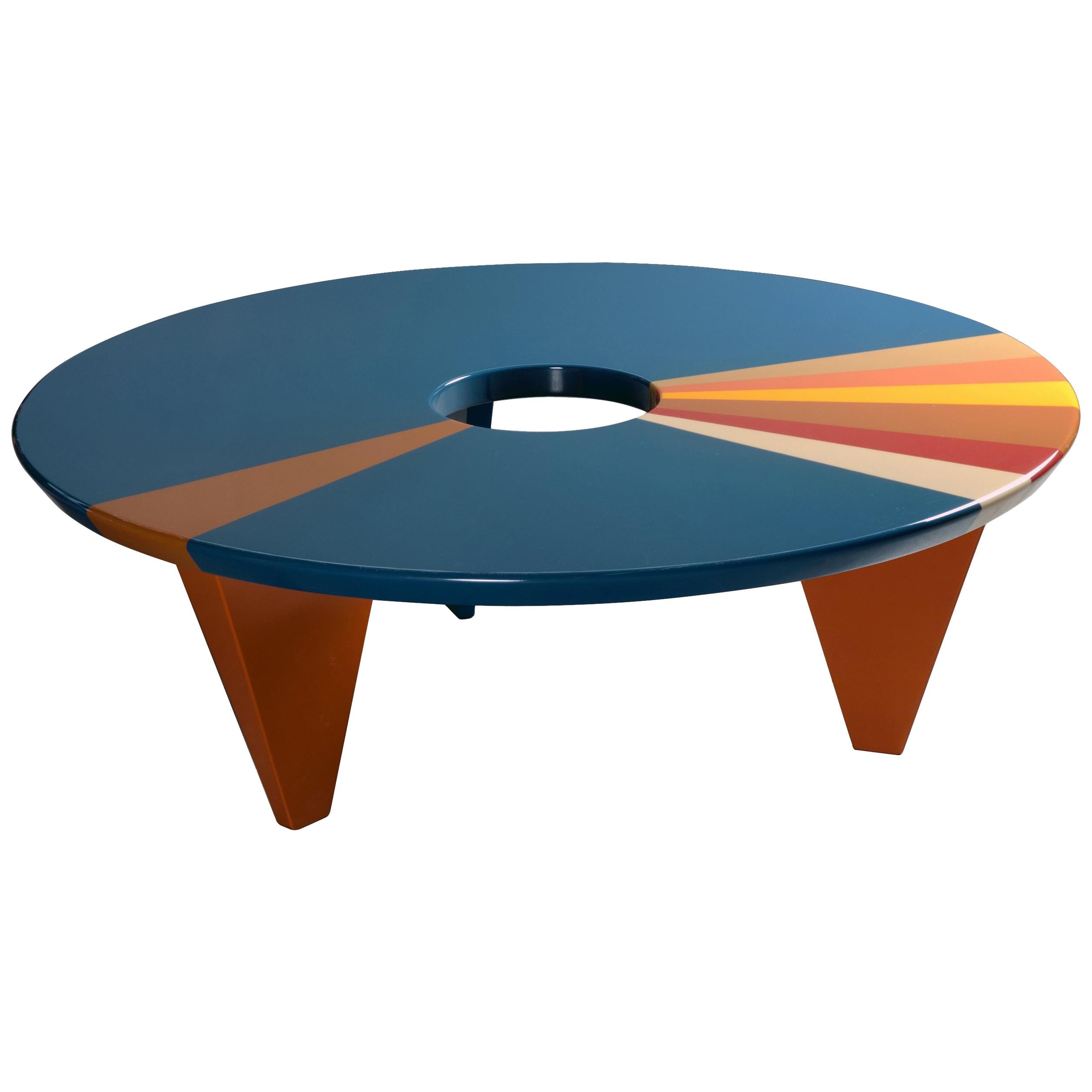 From Above Table in Wood, Made in Italy For Sale