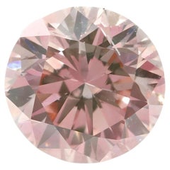 From Argyle Australia 0.20ct Natural Loose Fancy Orangy Pink Color Diamond