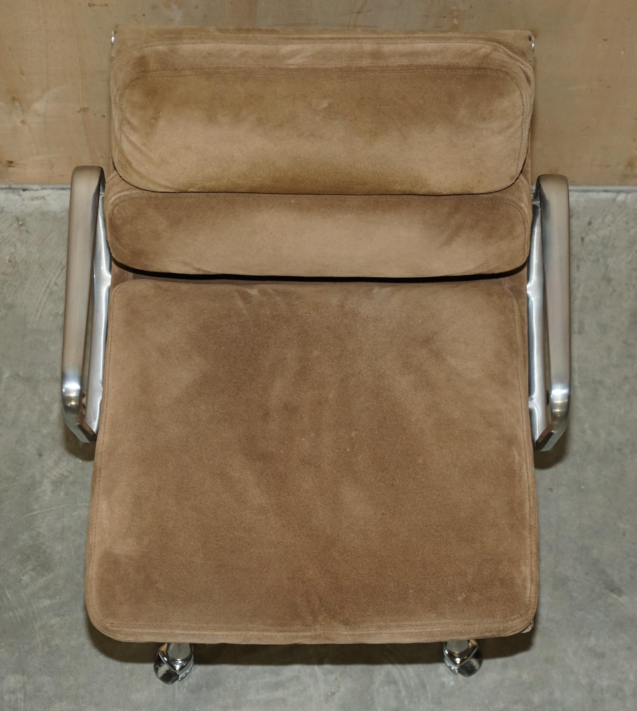 from Chanel Head Office Nyc Herman Miller Eames EA217 Suede Softpad Office Chair 5