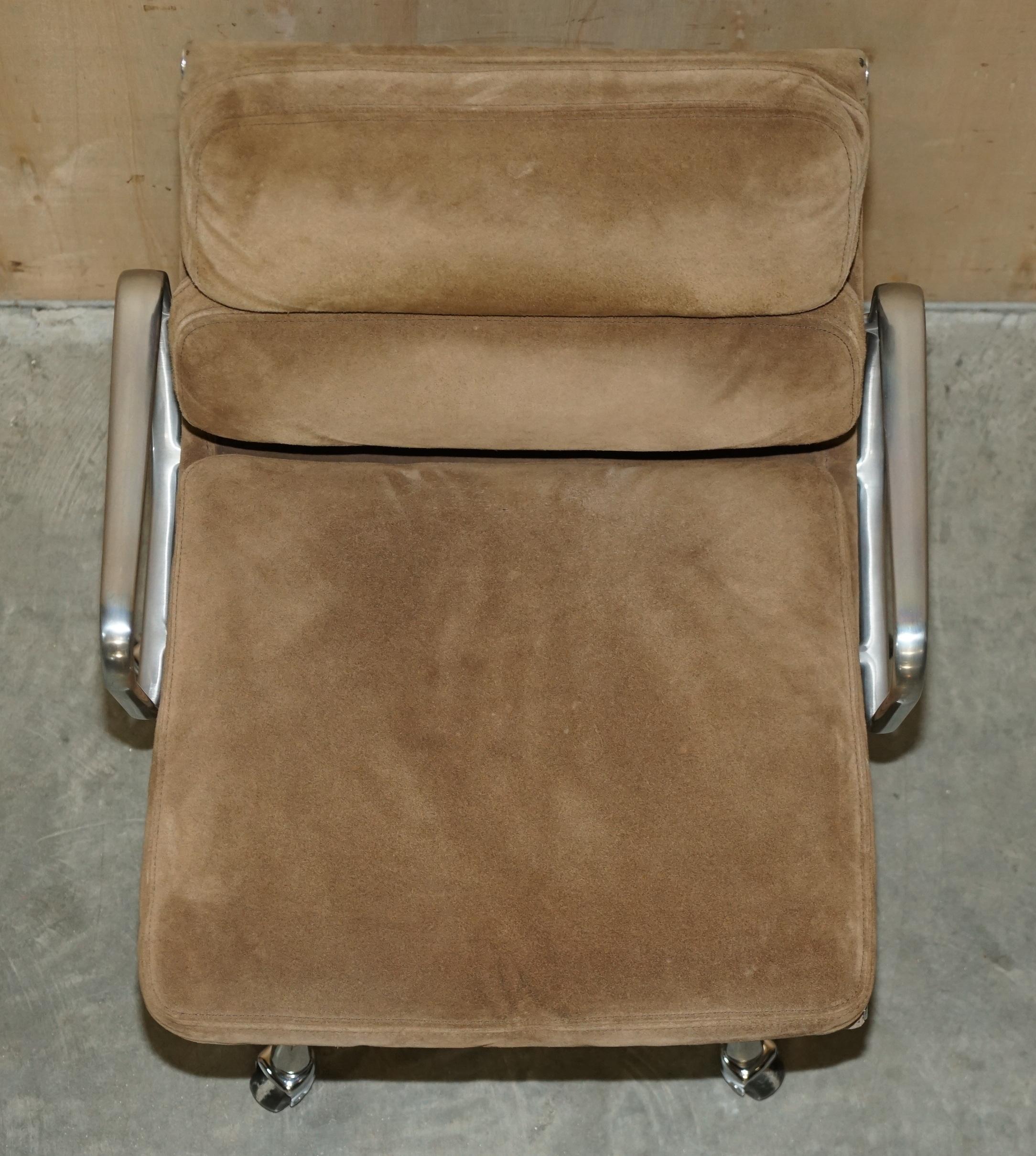 from Chanel Head Office Nyc Herman Miller Eames EA217 Suede Softpad Office Chair 4
