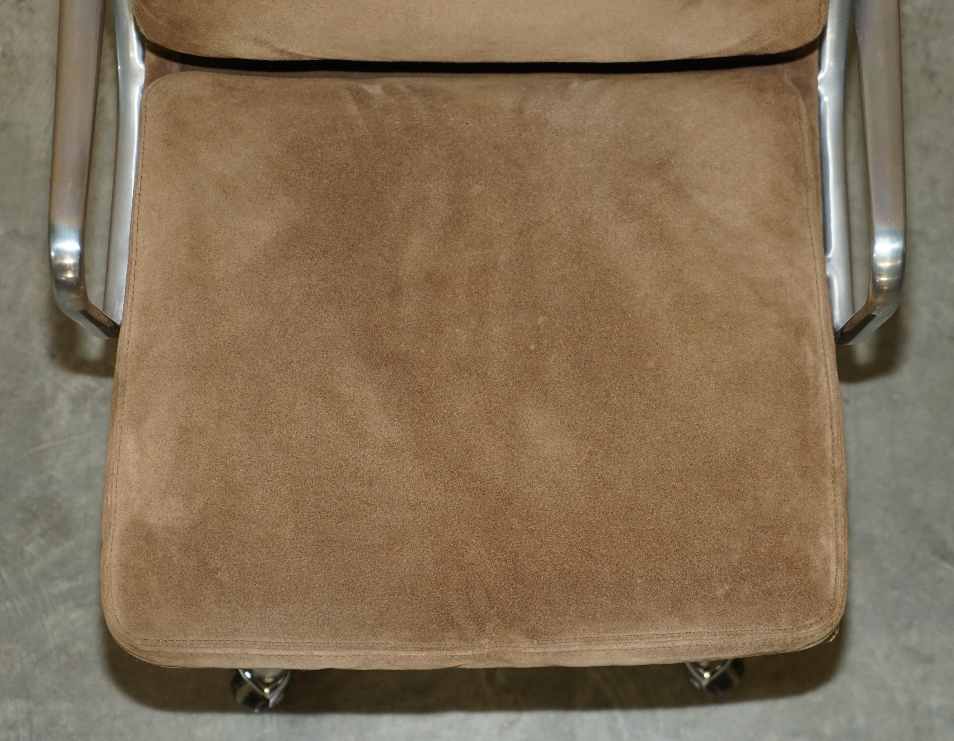 from Chanel Head Office Nyc Herman Miller Eames EA217 Suede Softpad Office Chair 6