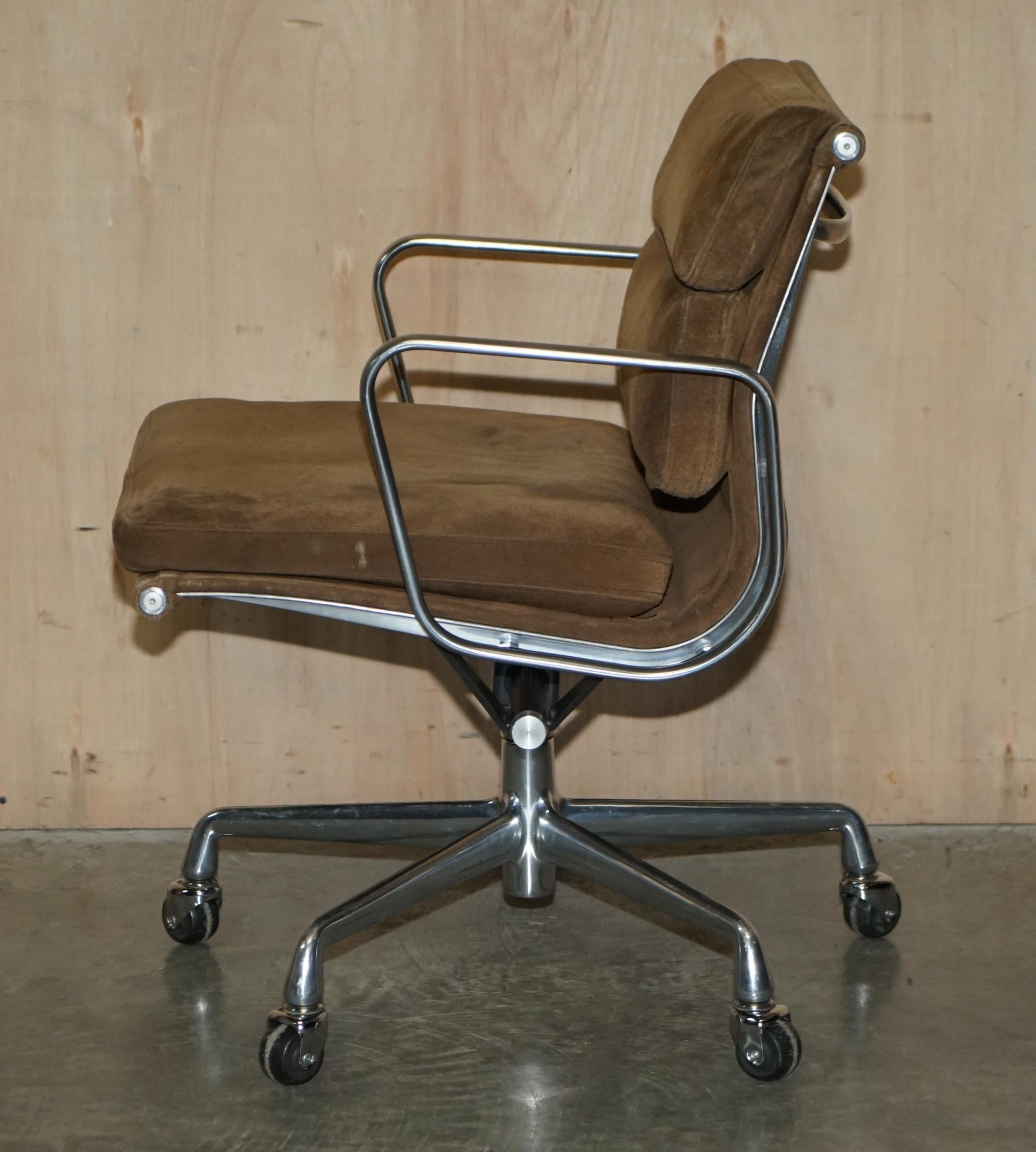 from Chanel Head Office Nyc Herman Miller Eames EA217 Suede Softpad Office Chair 11