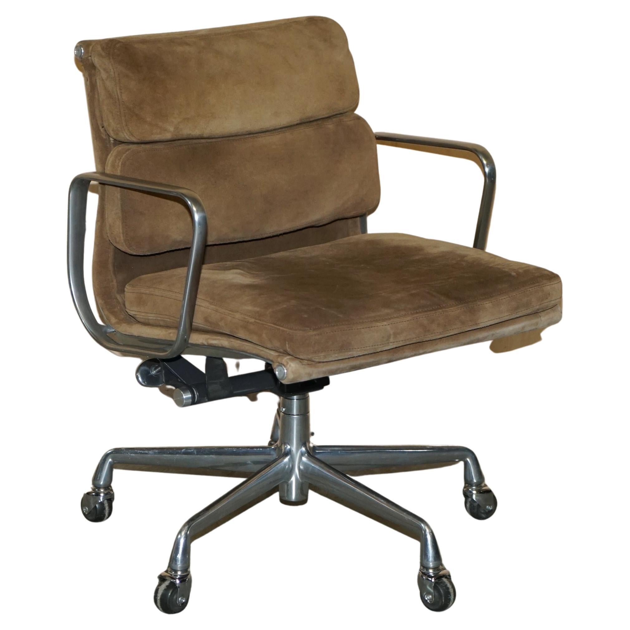 from Chanel Head Office Nyc Herman Miller Eames EA217 Suede Softpad Office Chair