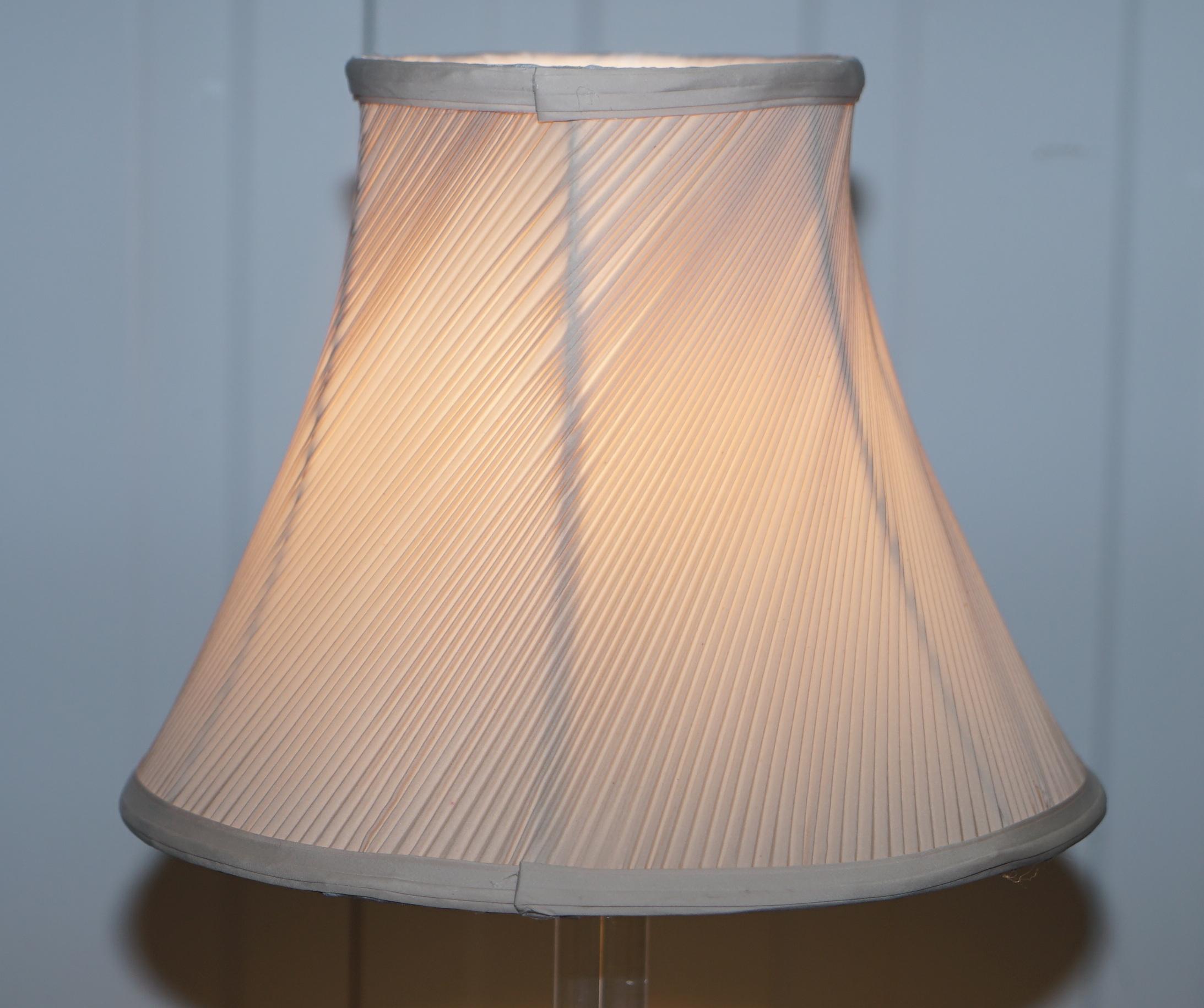 We are delighted to offer for sale this stunning tall solid glass table lamp made by the geniuses at Greenapple

I’m now listing for sale around 20 lamps that all came from the Duke and Duchess of Northumberland’s estate sale, each piece is