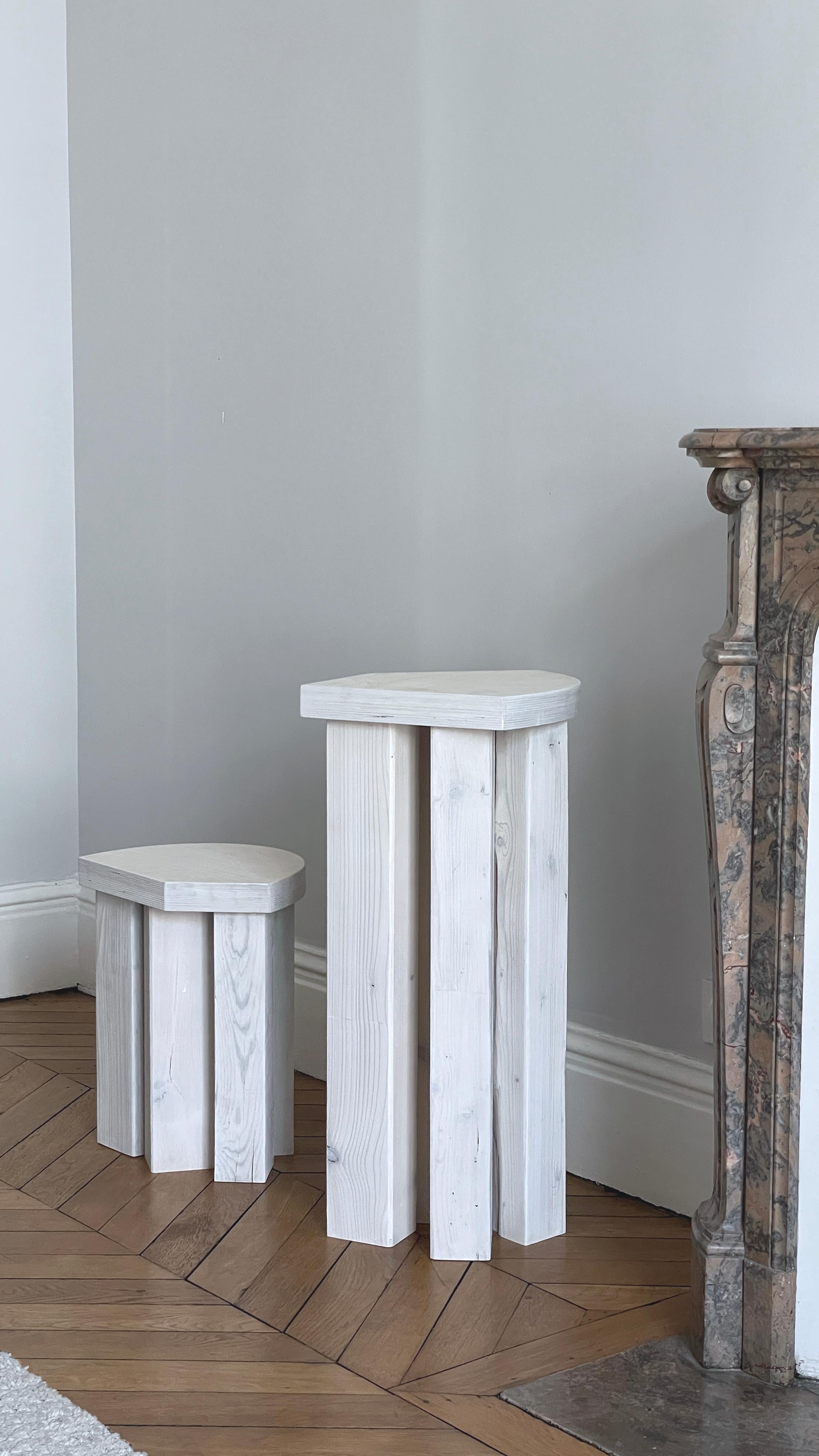 XXIe siècle et contemporain Table d'entrée en bois blanc par Goons en vente