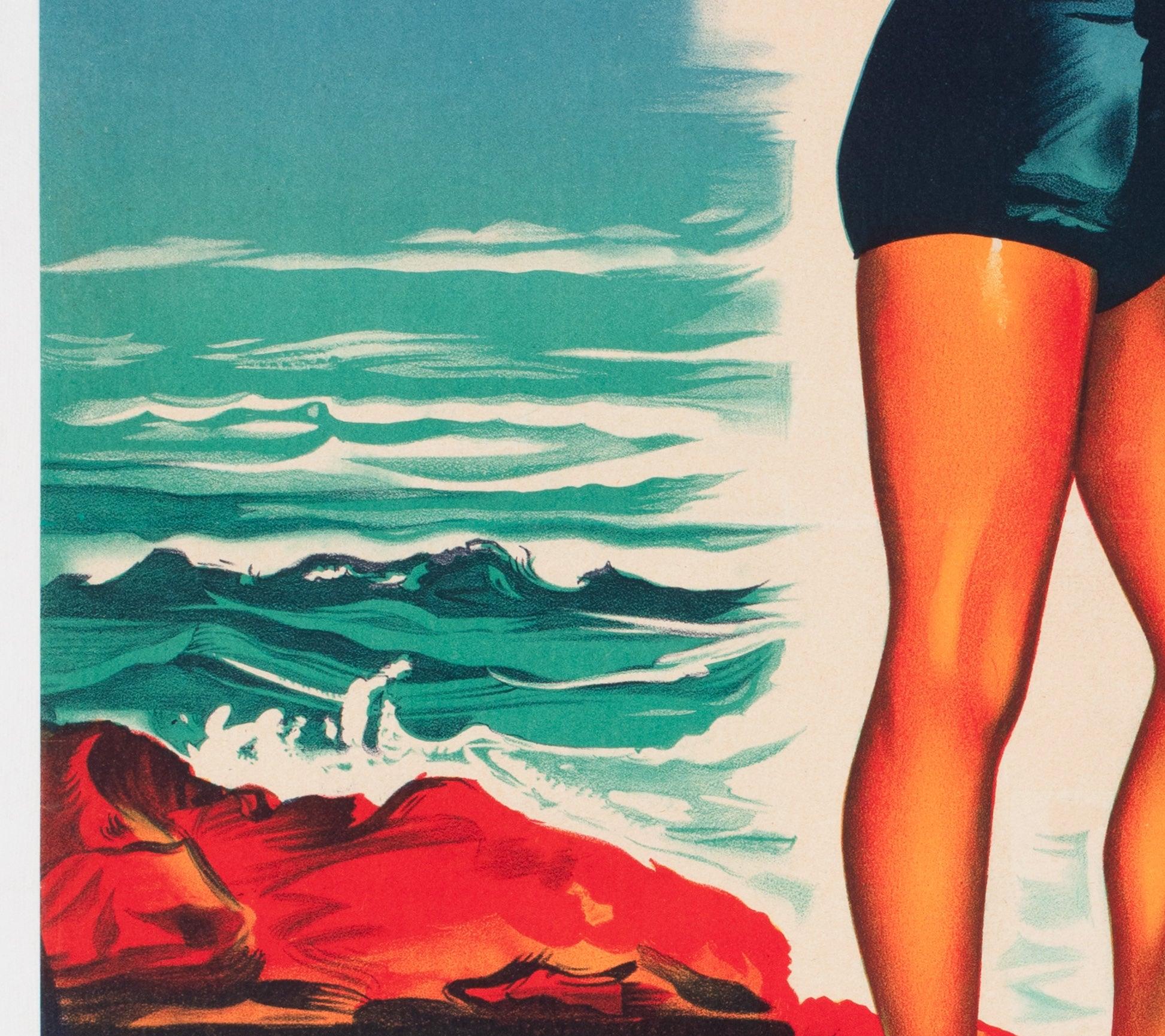 20ième siècle D'ici à l'éternité 1953 Affiche du film moyen français, Constantin Belinsky en vente