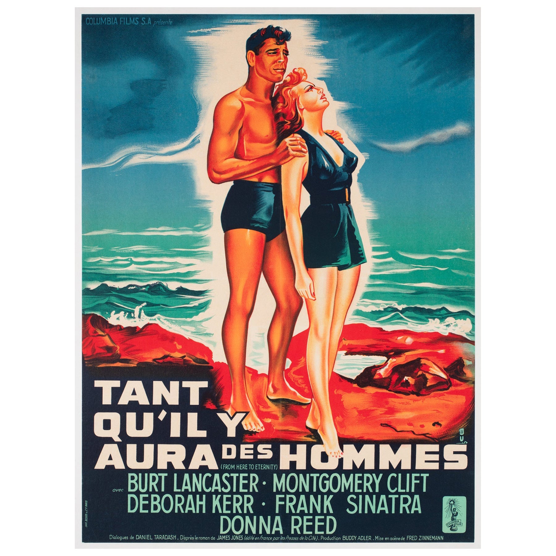D'ici à l'éternité 1953 Affiche du film moyen français, Constantin Belinsky