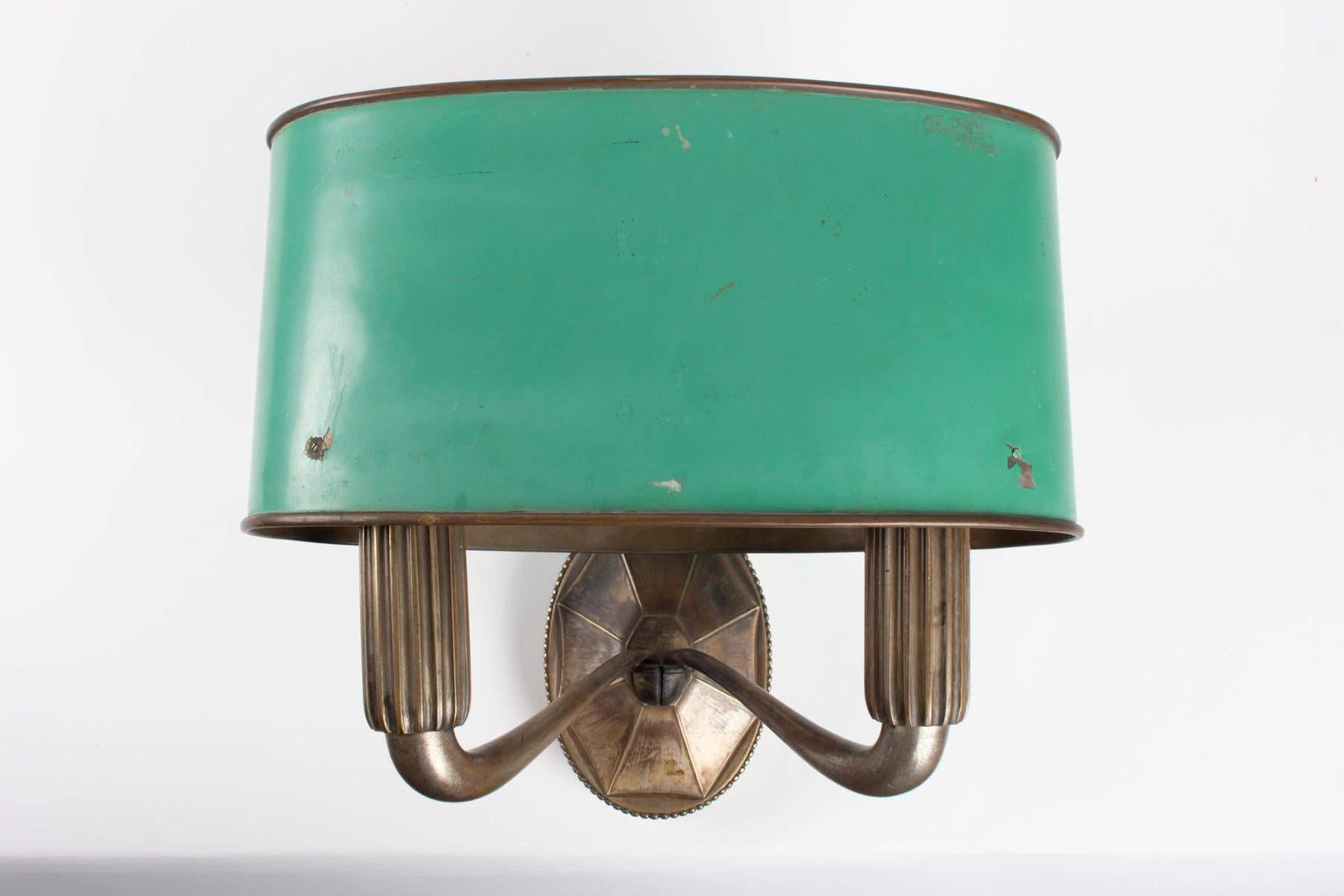 Mid-20th Century from Jacques-Emile Ruhlmann Wall Lamp, 1930, Decorative Art