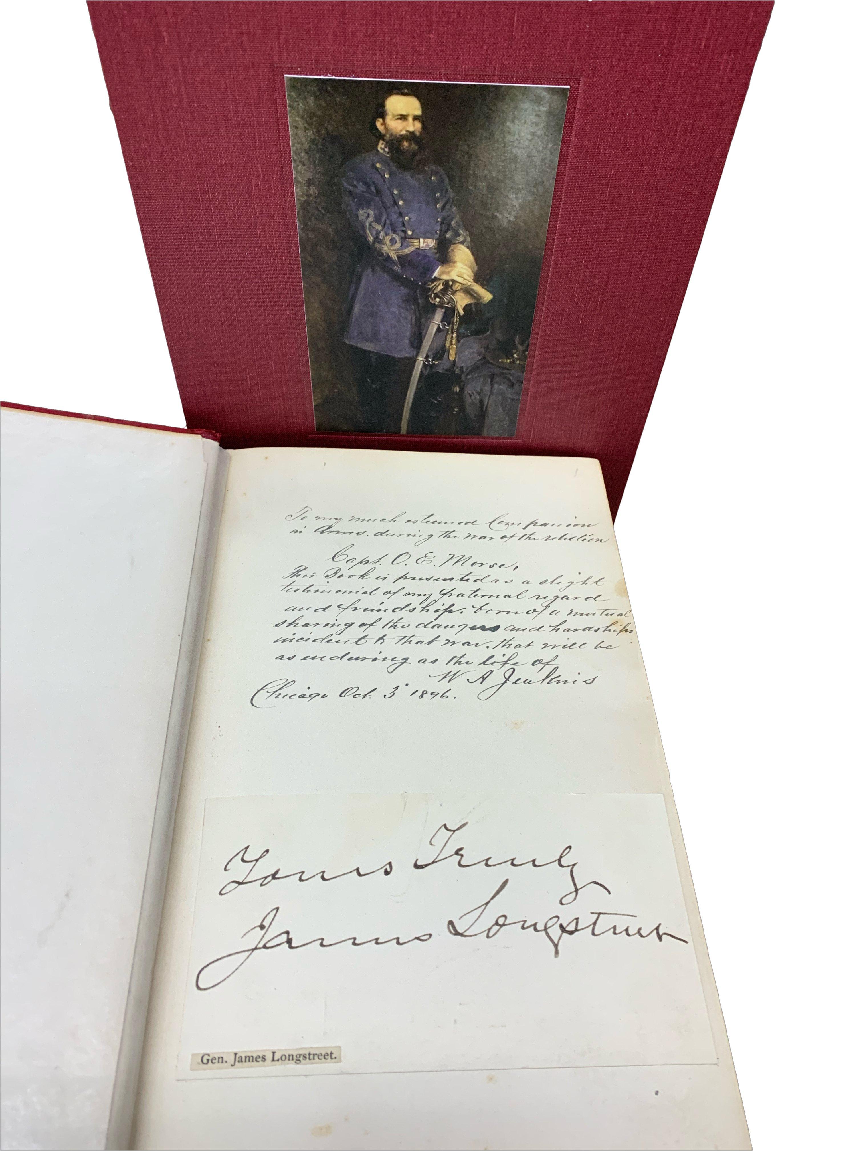 From Manassas to Appomattox, by James Longstreet, First Edition, Signed In Good Condition In Colorado Springs, CO