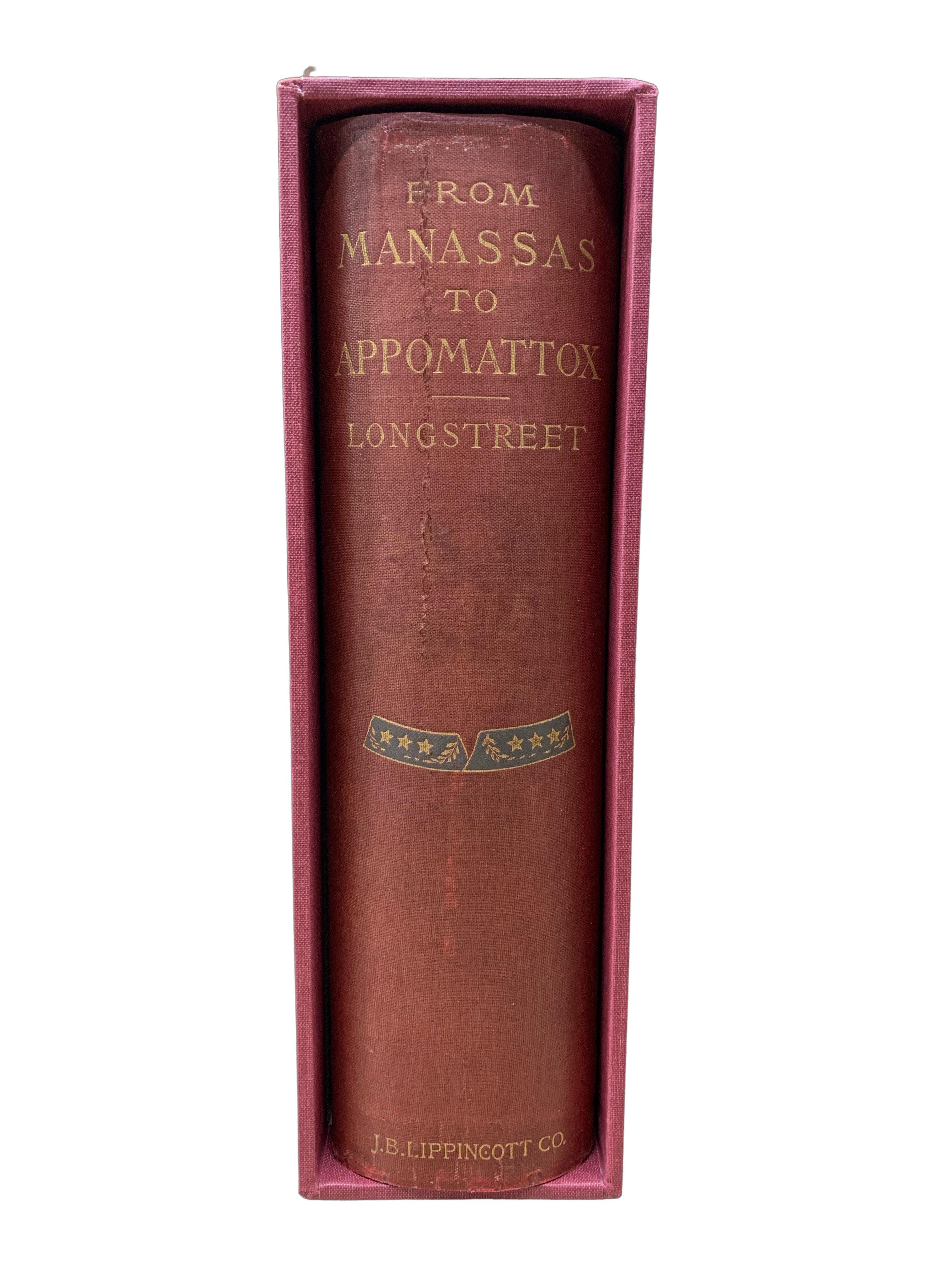 From Manassas to Appomattox, by James Longstreet, First Edition, Signed 1