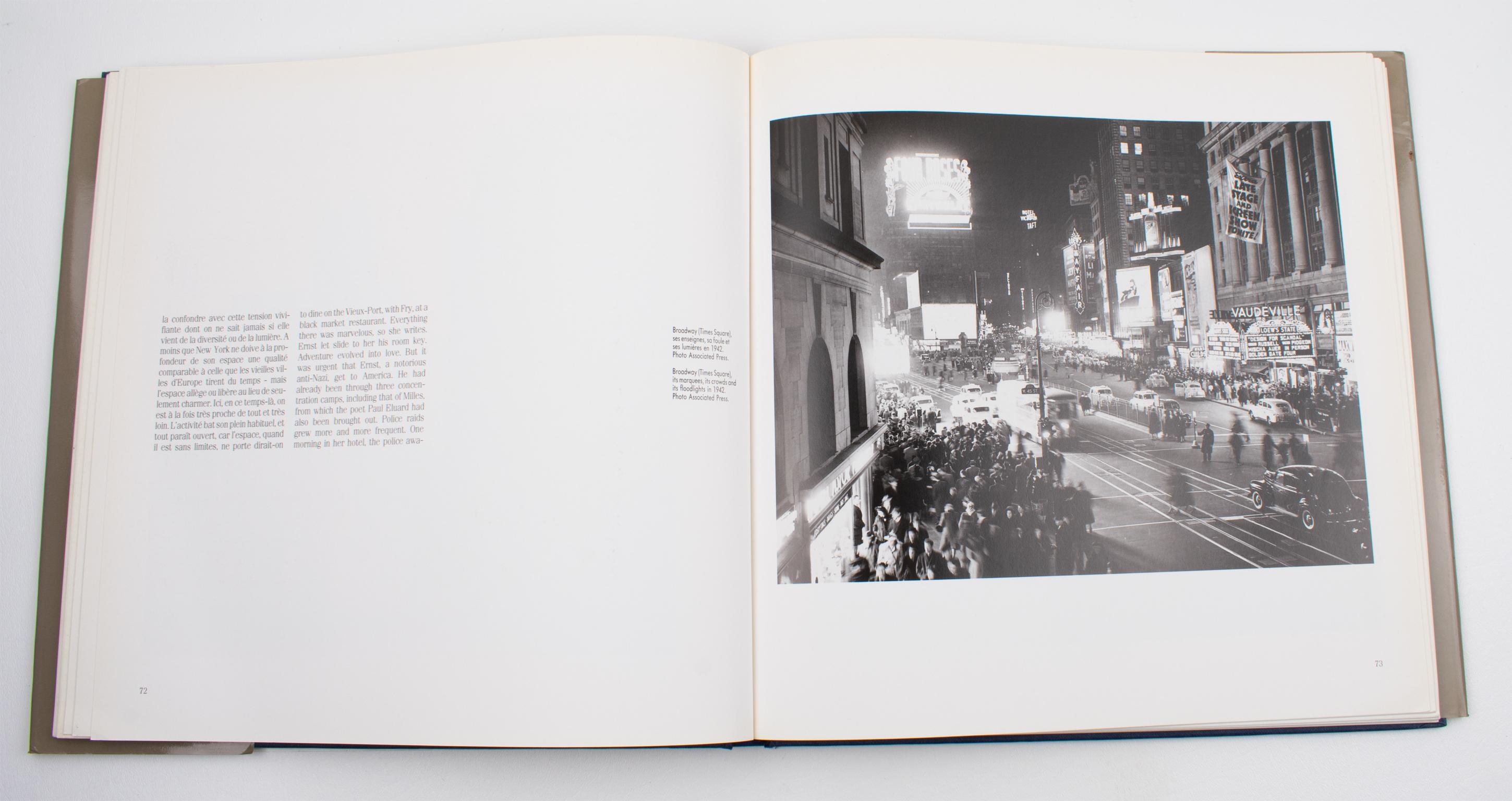 From Marseille to New York 1940-1945, French/English Book, by Bernard Noel, 1985 For Sale 1