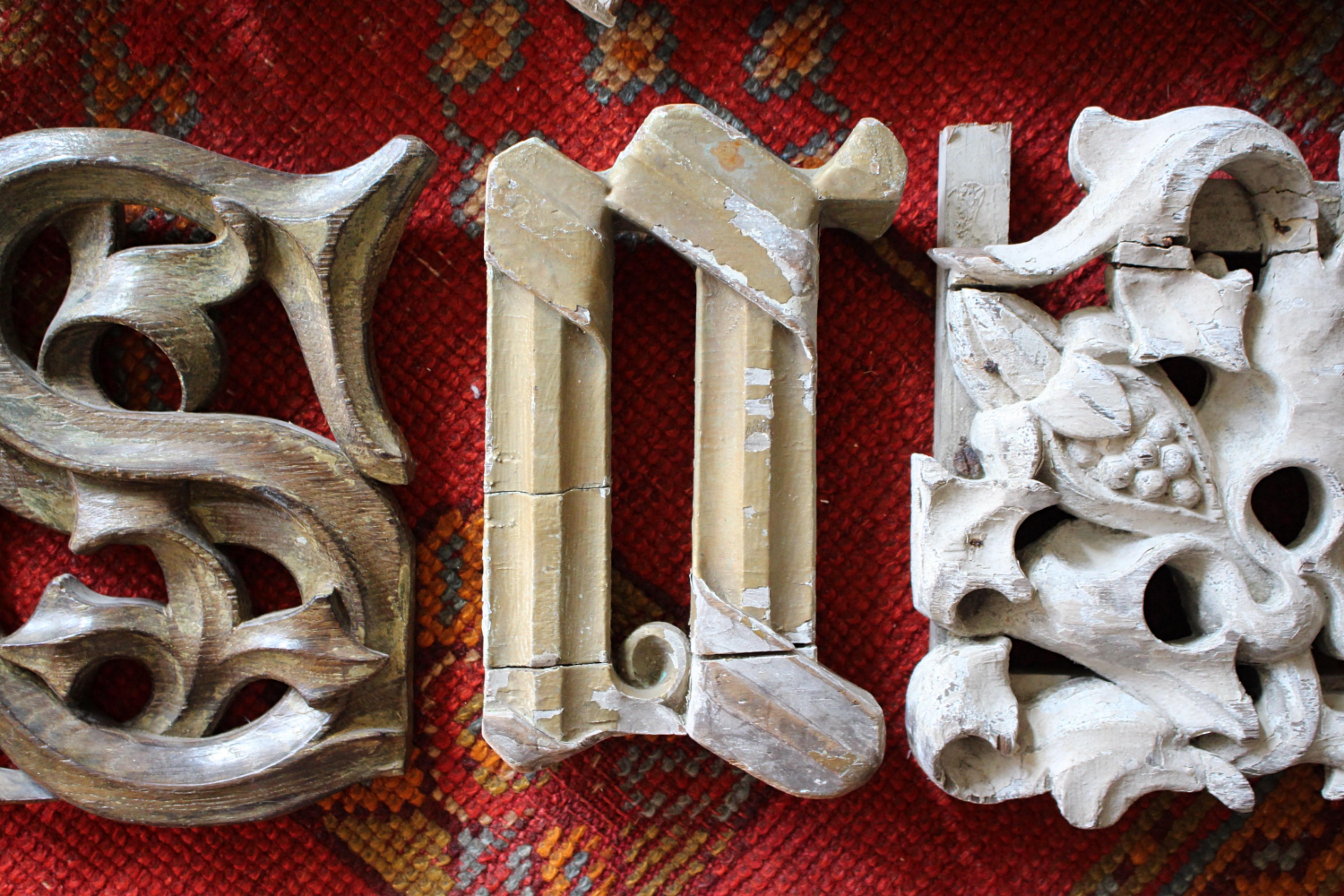 From Pugin & Barry's Ceiling Carved Elements From the House of Lords Chamber For Sale 3