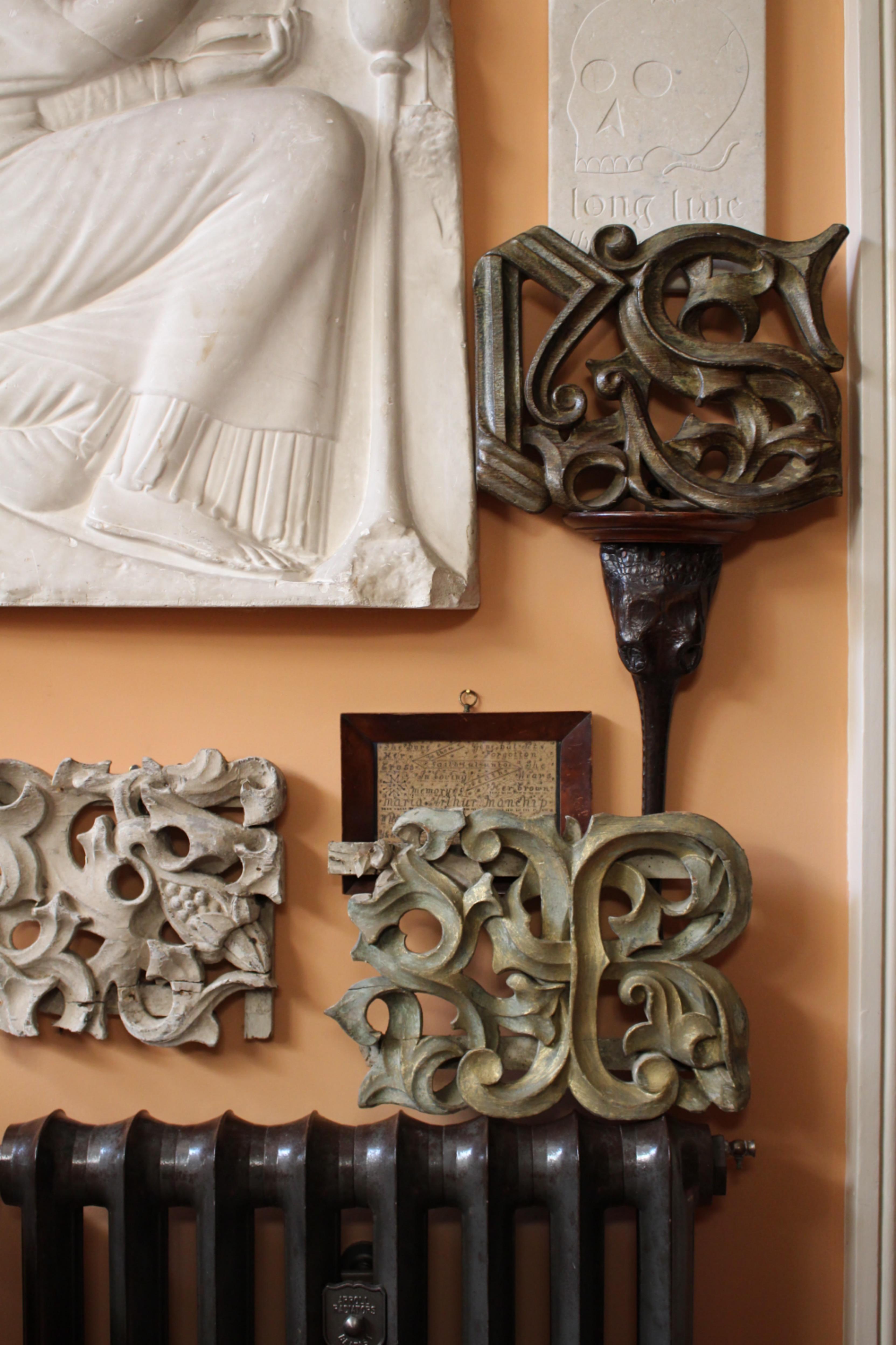 Gothic Revival From Pugin & Barry's Ceiling Carved Elements From the House of Lords Chamber For Sale