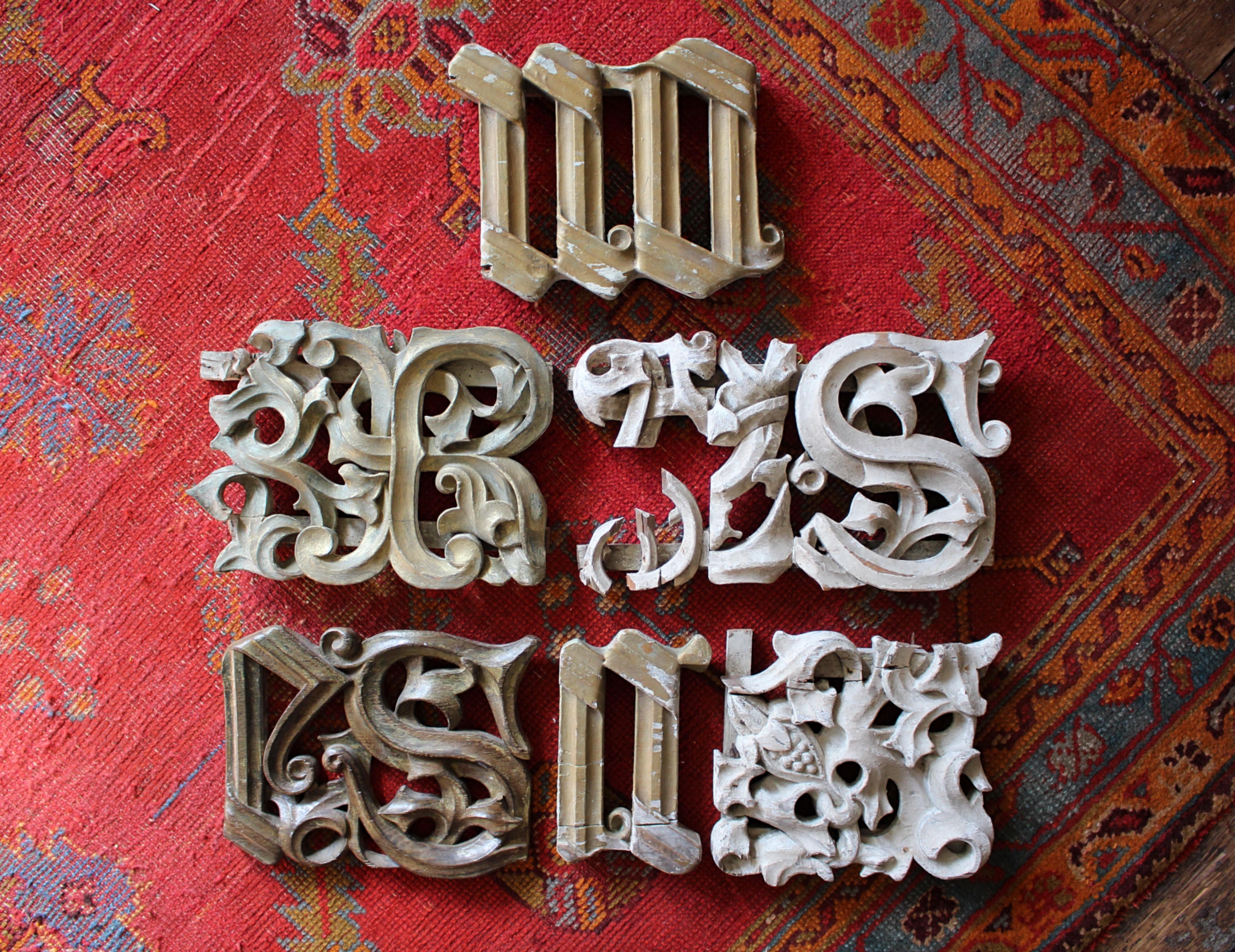 From Pugin & Barry's Ceiling Carved Elements From the House of Lords Chamber For Sale 1