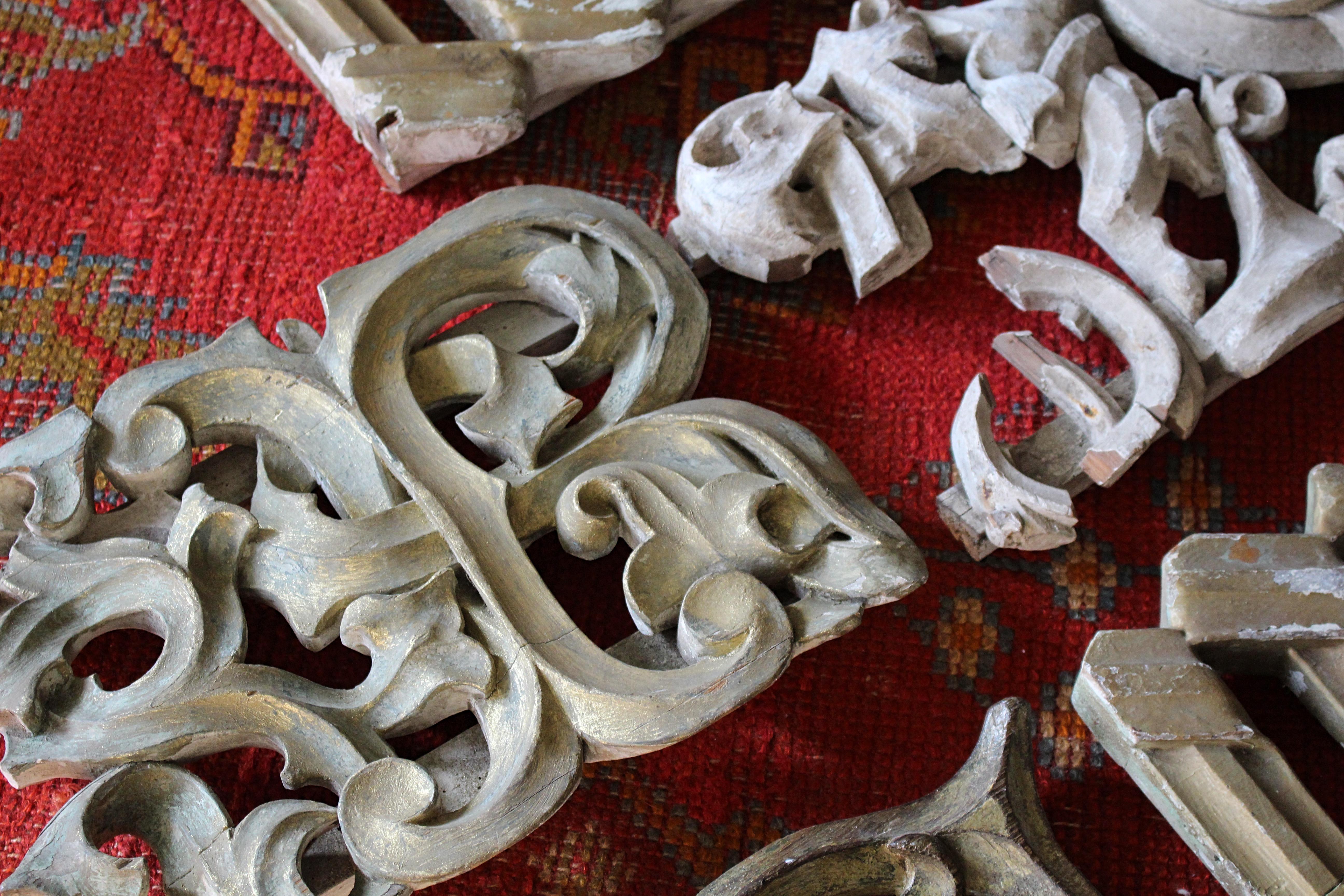 From Pugin & Barry's Ceiling Carved Elements From the House of Lords Chamber For Sale 2