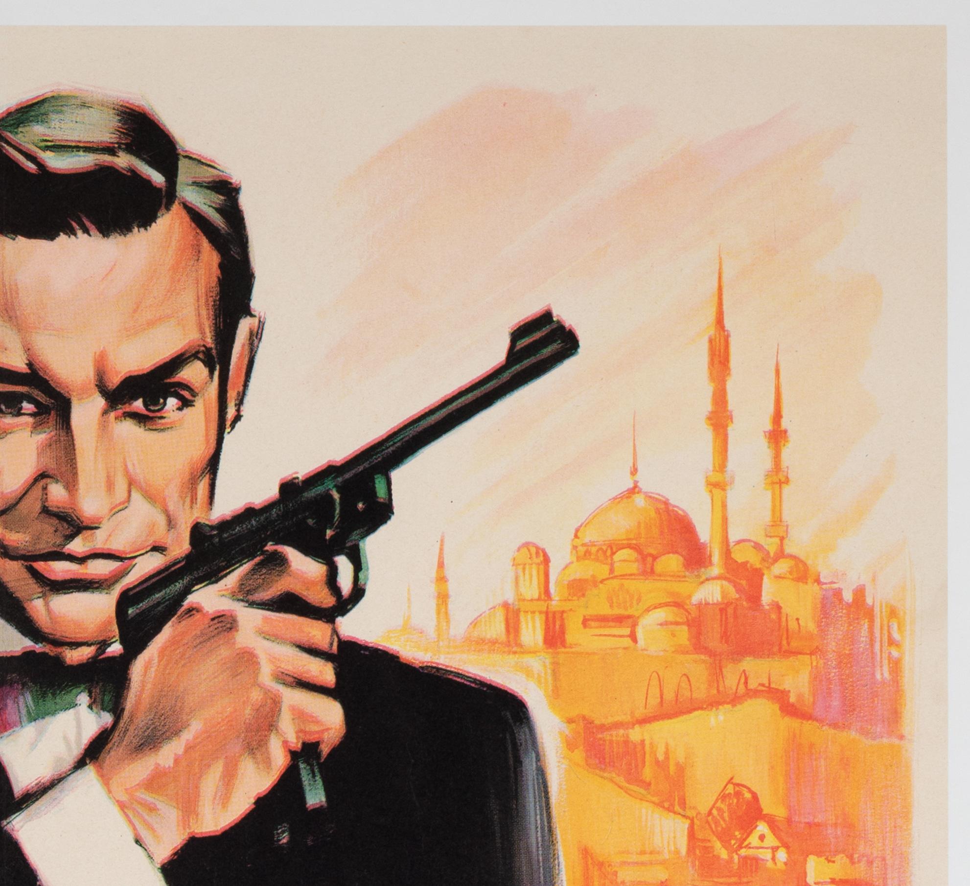 20th Century FROM RUSSIA WITH LOVE  1964 1st Print French Moyenne Film Poster, BORIS GRINSSON For Sale